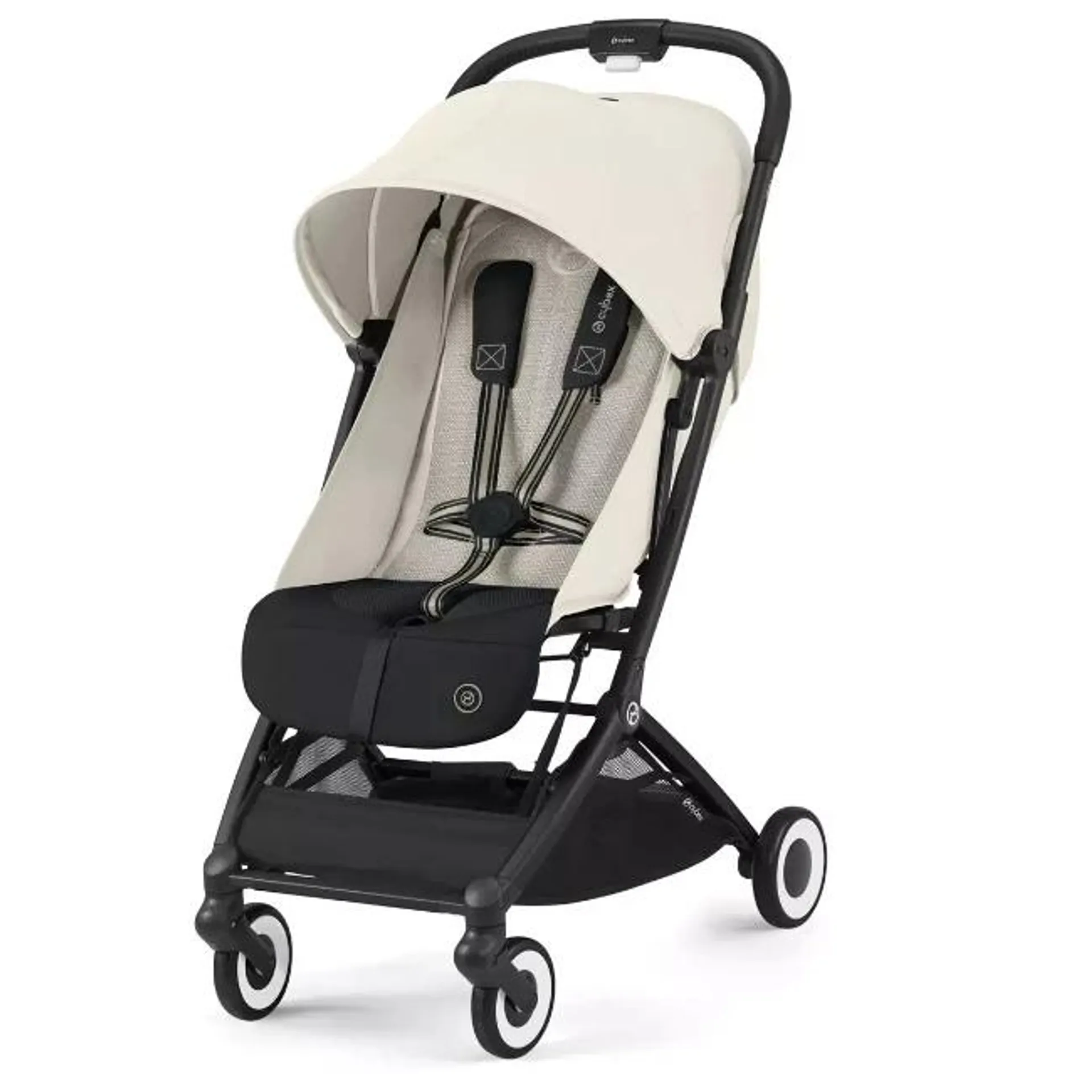 Cybex Gold Passeggino Leggero Orfeo con Telaio Black, Compatto e Modulabile in Travel System