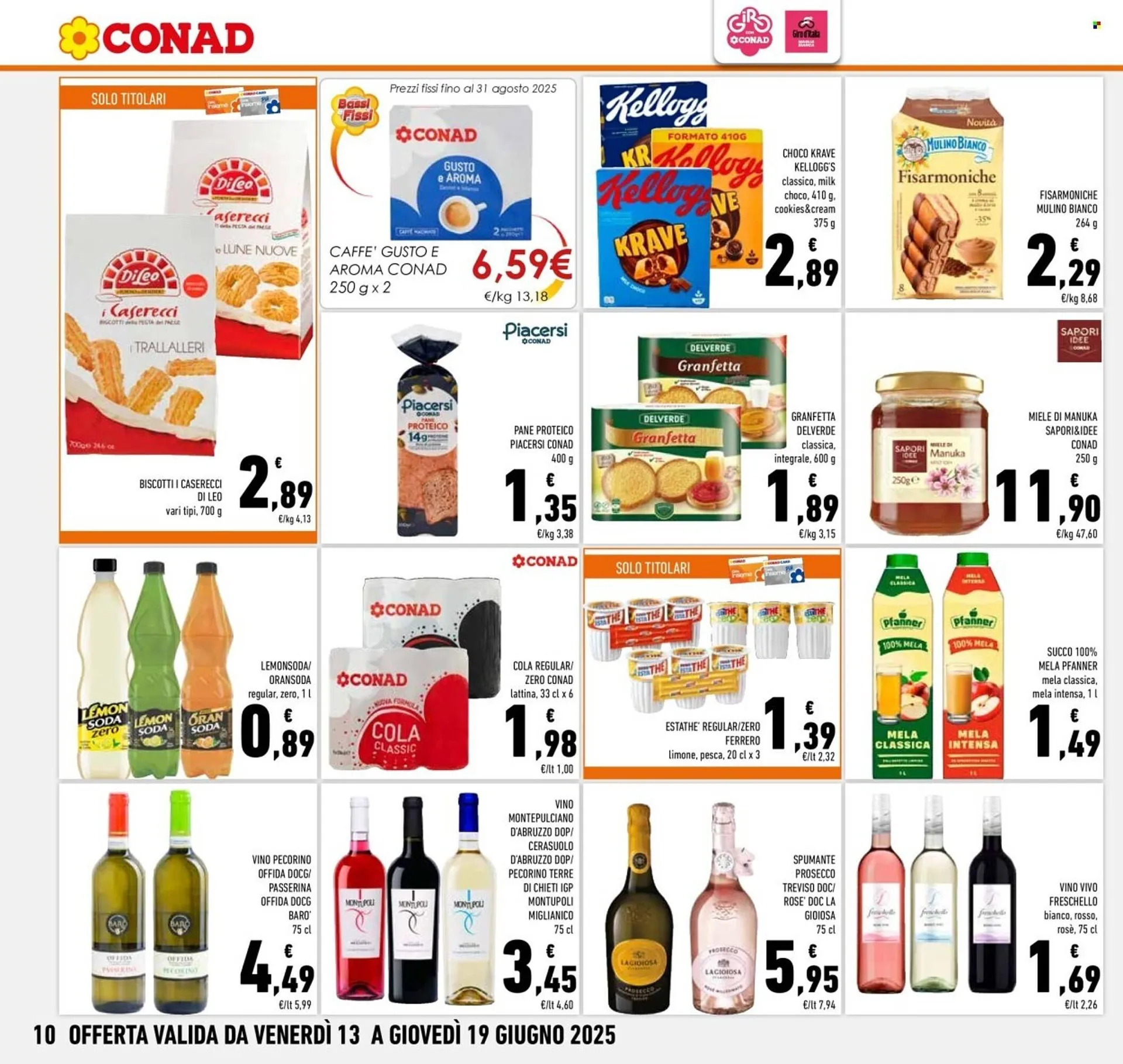 Volantino Conad da 13 giugno a 19 giugno di 2025 - Pagina del volantino 10