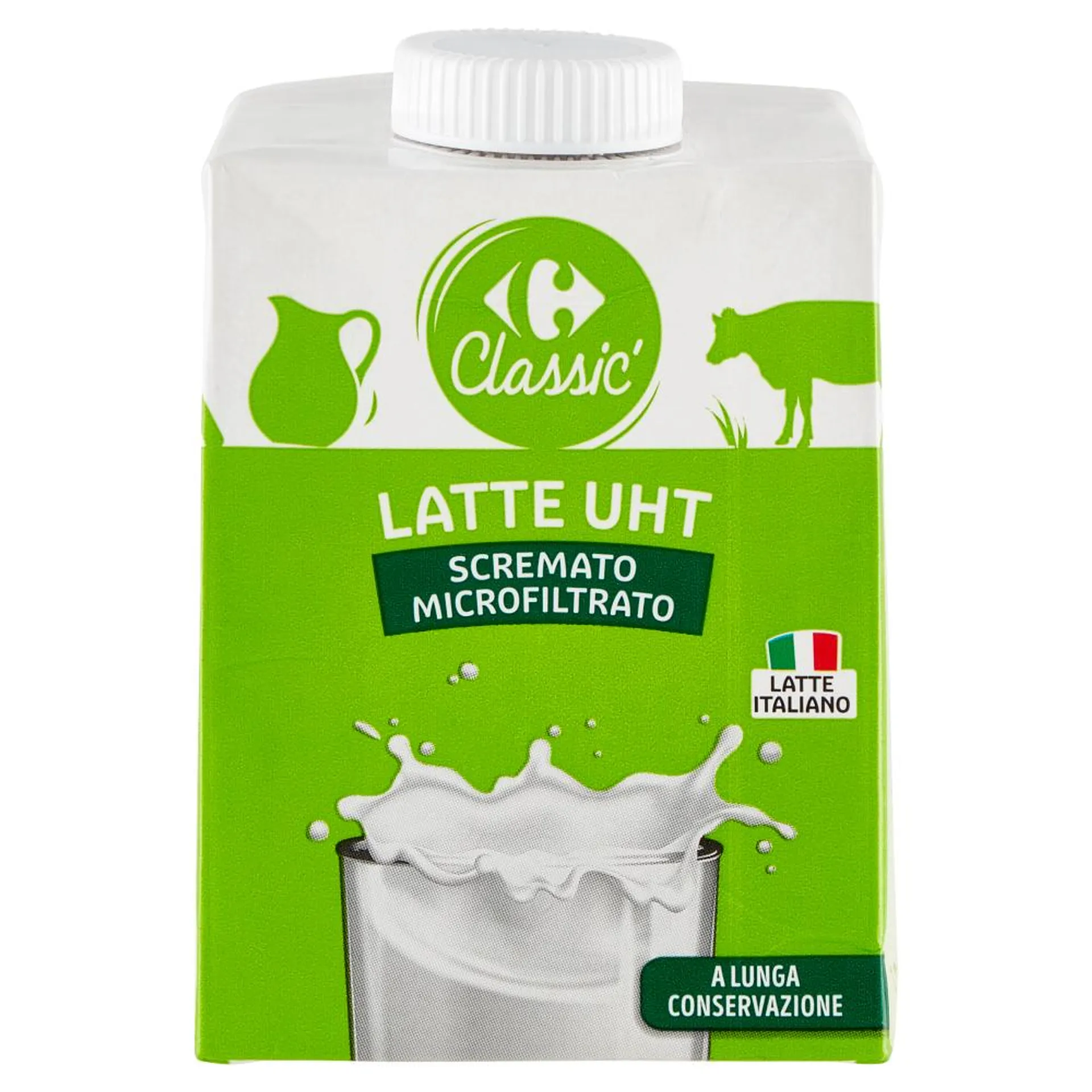 Carrefour Classic Latte UHT Scremato Microfiltrato 500 ml