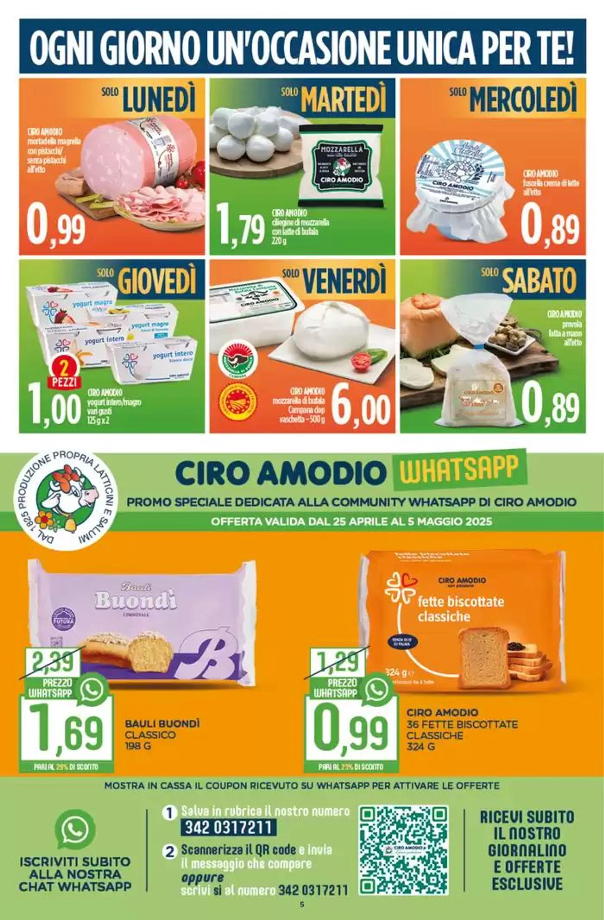 Il fresco quotidiano da 25 aprile a 5 maggio di 2025 - Pagina del volantino 5