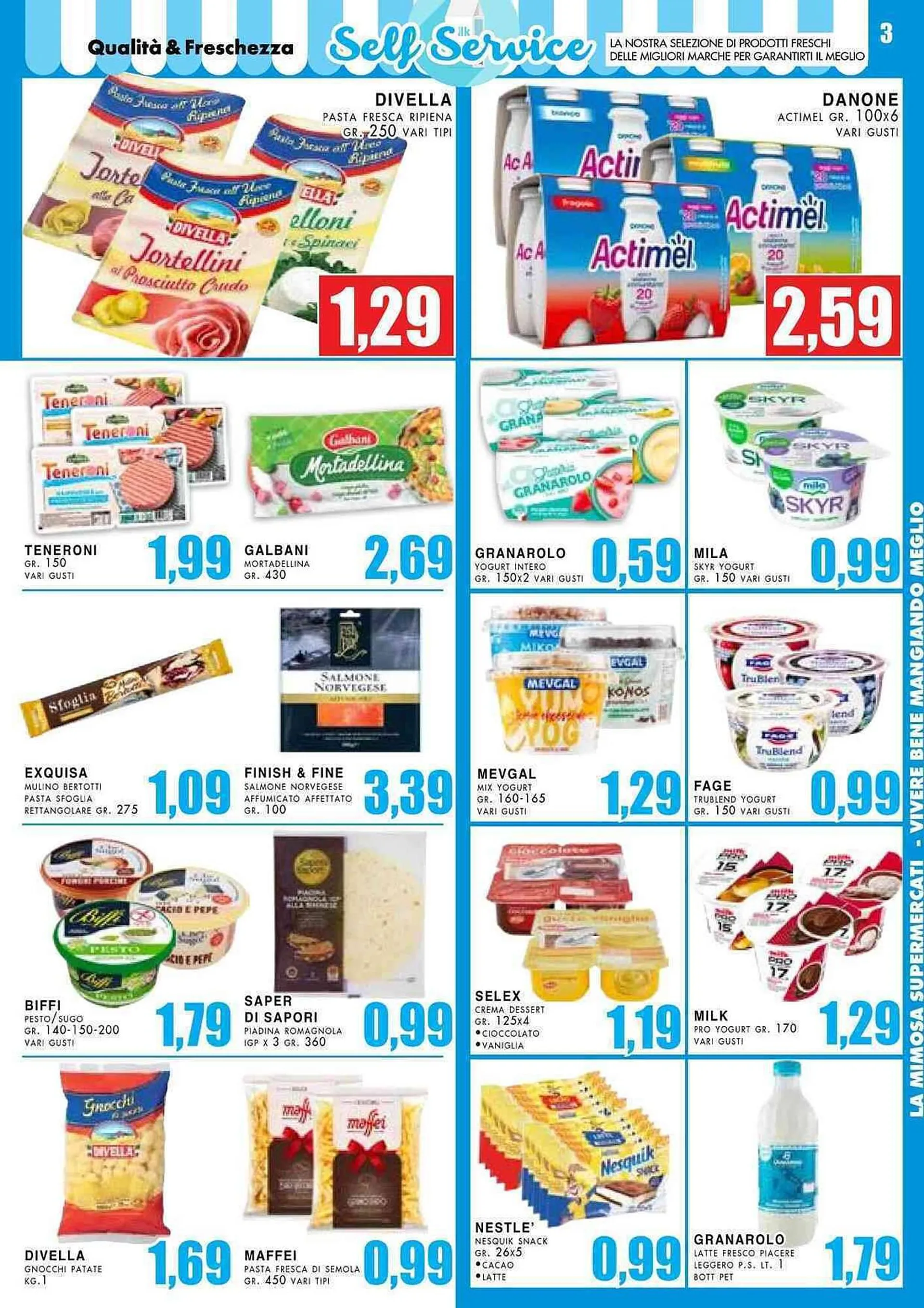 Volantino La Mimosa Supermercati da 2 aprile a 14 aprile di 2024 - Pagina del volantino 3