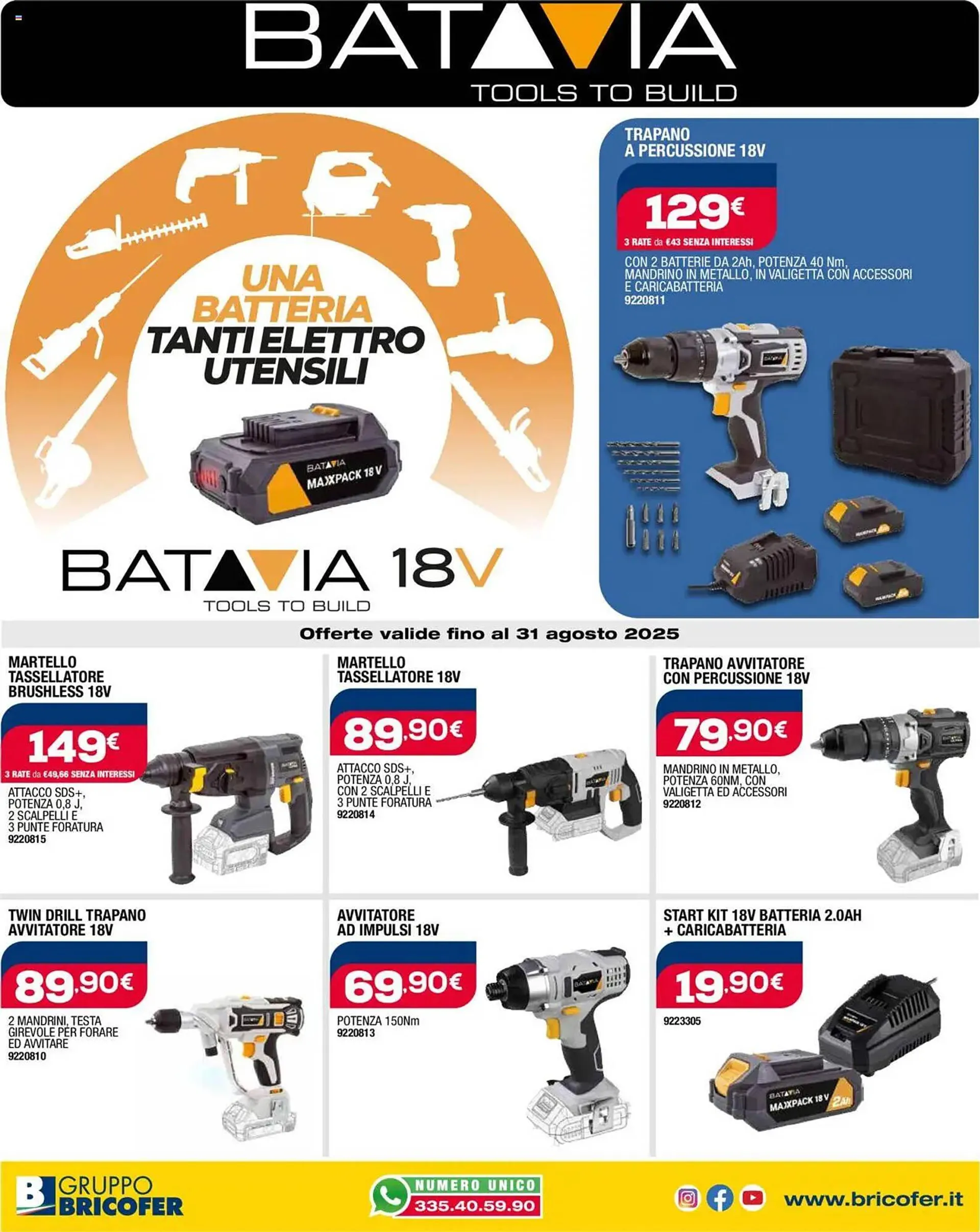 Volantino Bricofer da 28 maggio a 31 agosto di 2025 - Pagina del volantino 1