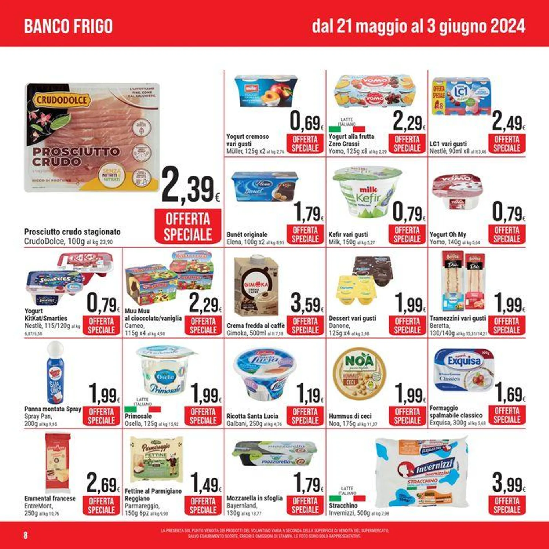 Sottocosto Freschissimi da 21 maggio a 3 giugno di 2024 - Pagina del volantino 8