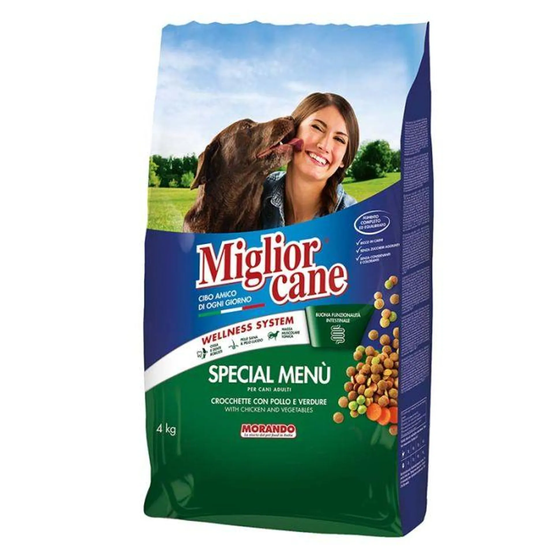 Migliorcane, cibo secco per cani, special menu', conf. 4 kg