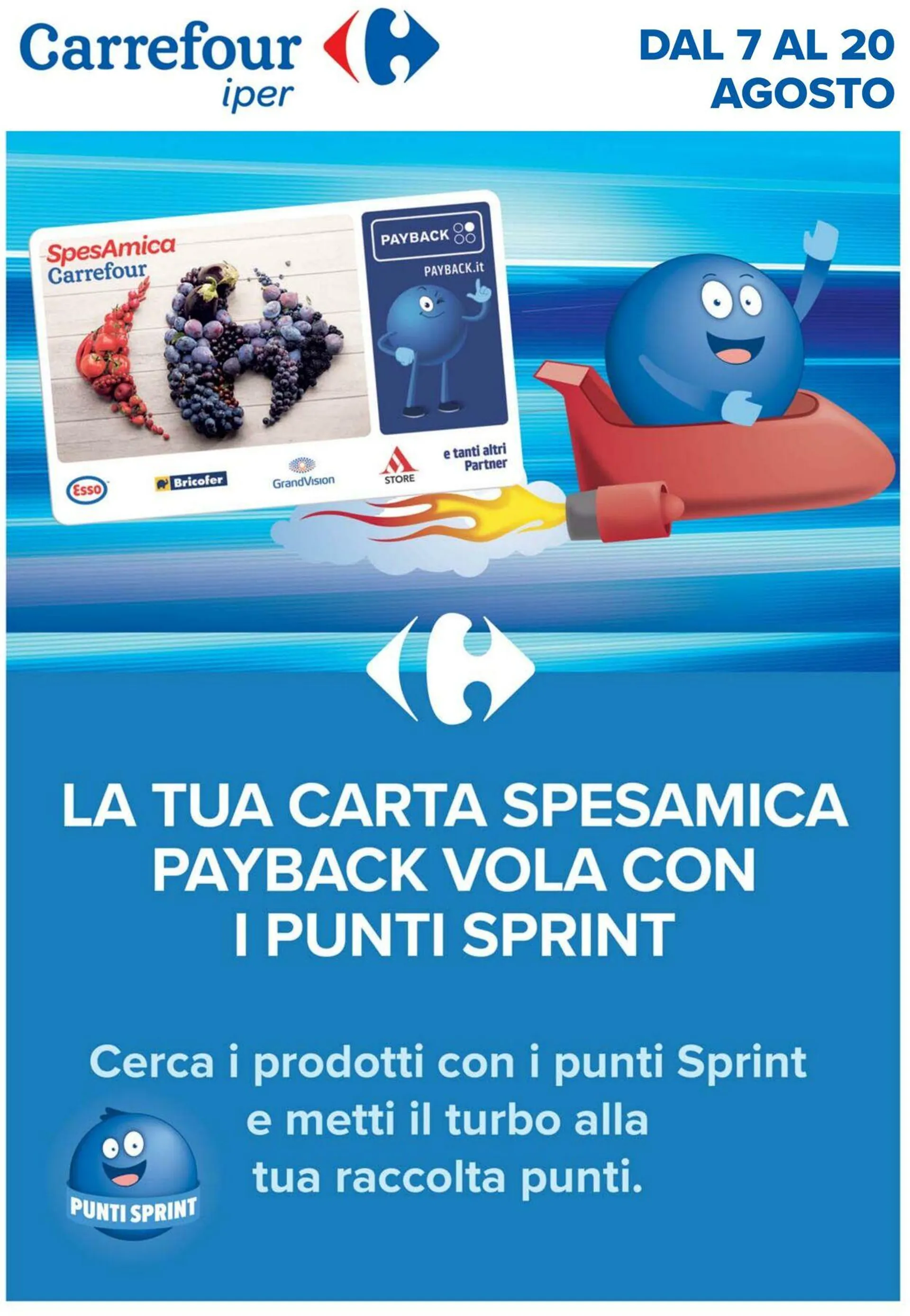 Carrefour Volantino attuale da 7 agosto a 20 agosto di 2025 - Pagina del volantino 1