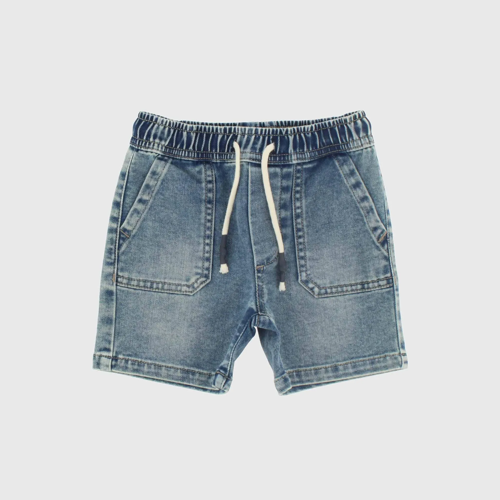 Bermuda in jeans da Bambino, BLU