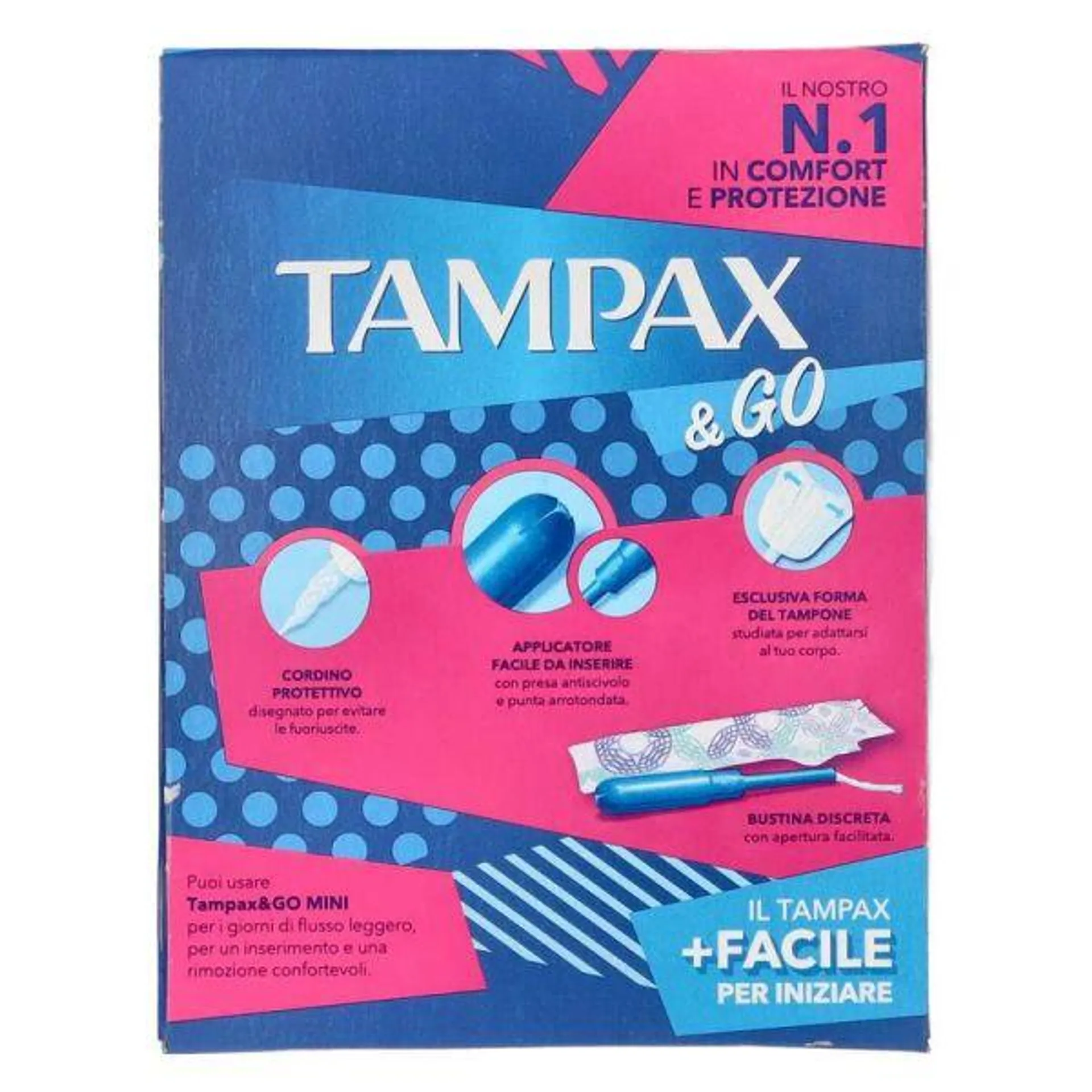 ASSORBENTE INTERNO TAMPAX E GO MINI