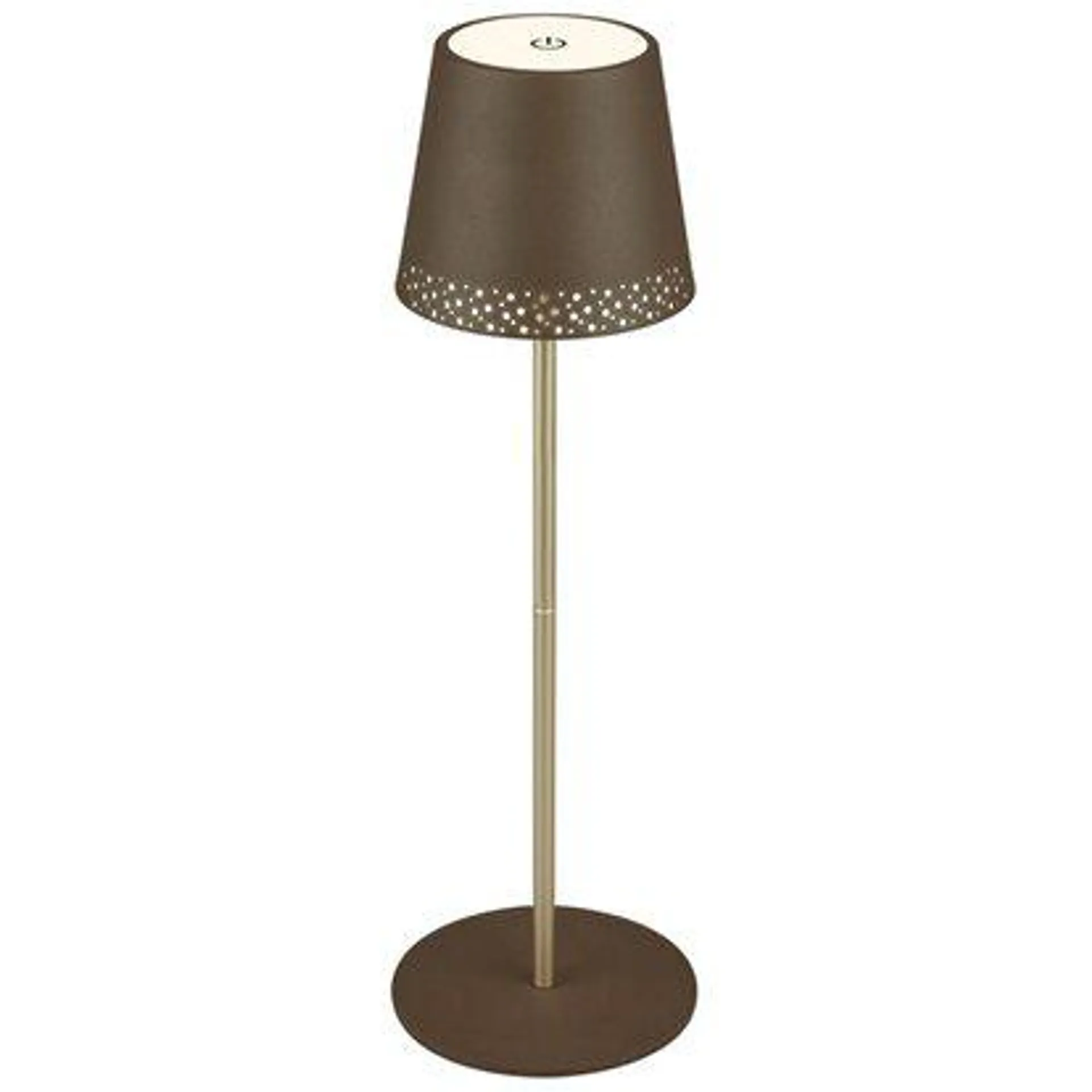 Lampada da tavolo a LED con ricarica USB marrone 280 lm