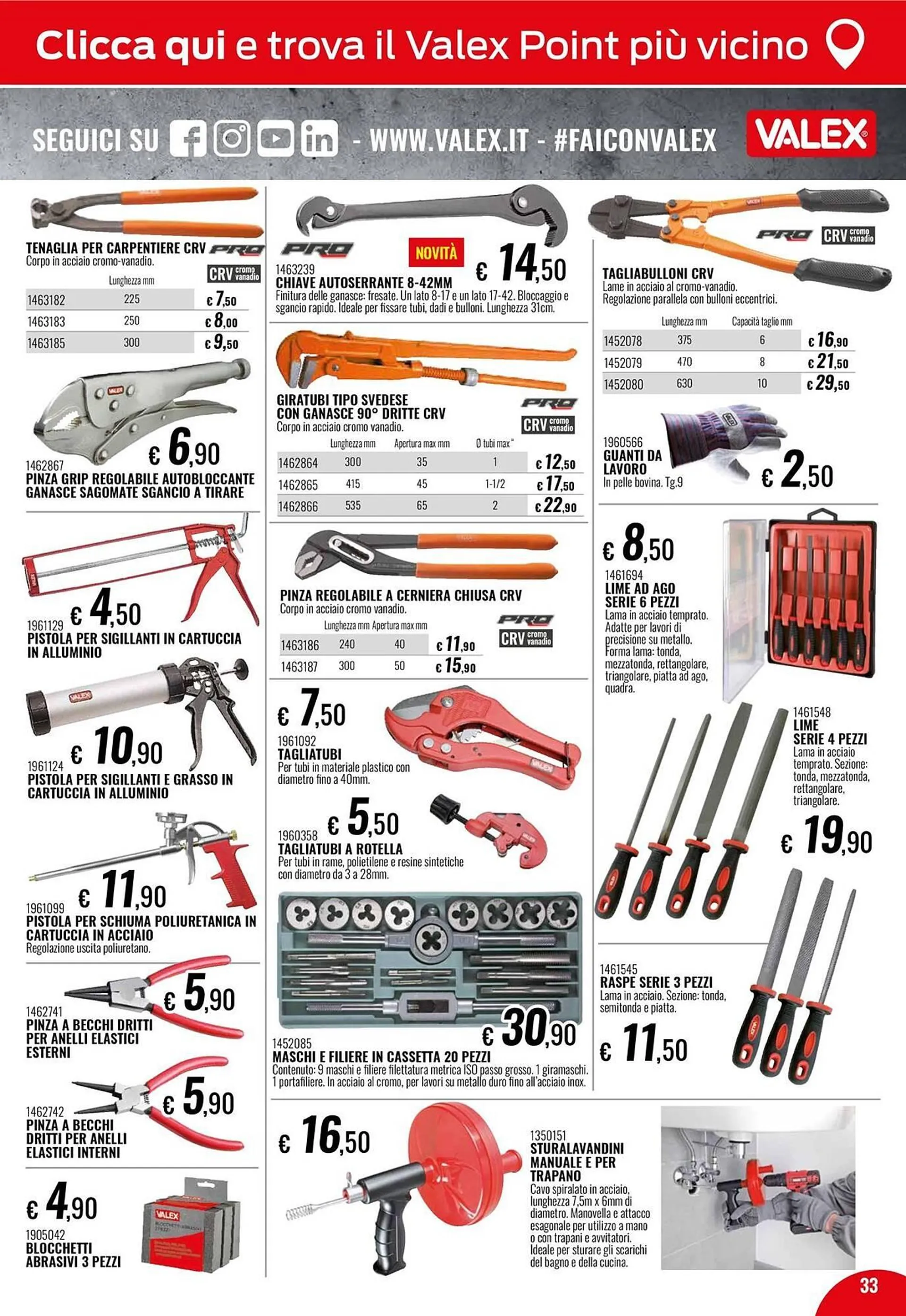 Volantino Valex da 24 settembre a 28 febbraio di 2025 - Pagina del volantino 33