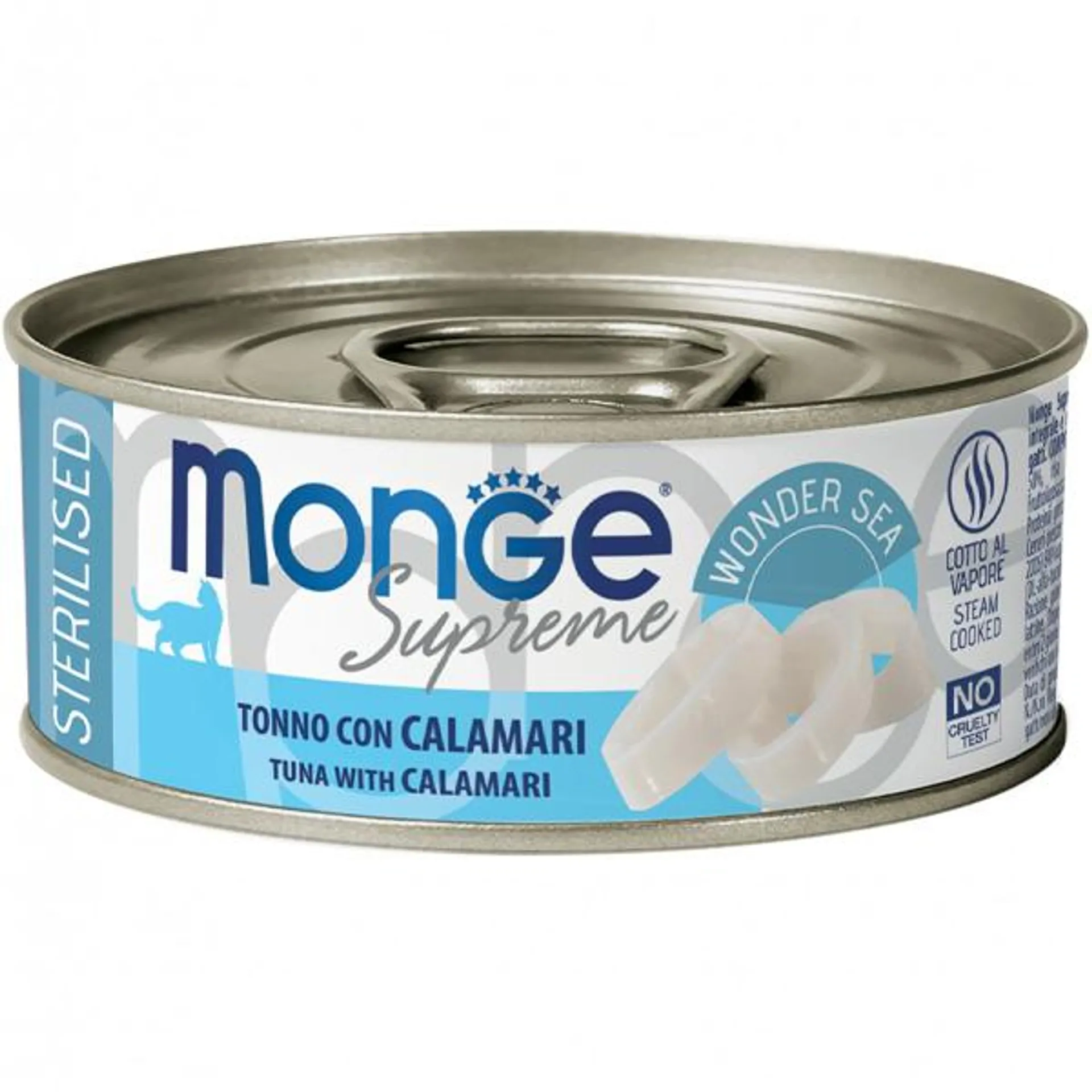 Monge - Supreme Sterilised Adult Cat Tonno Calamari