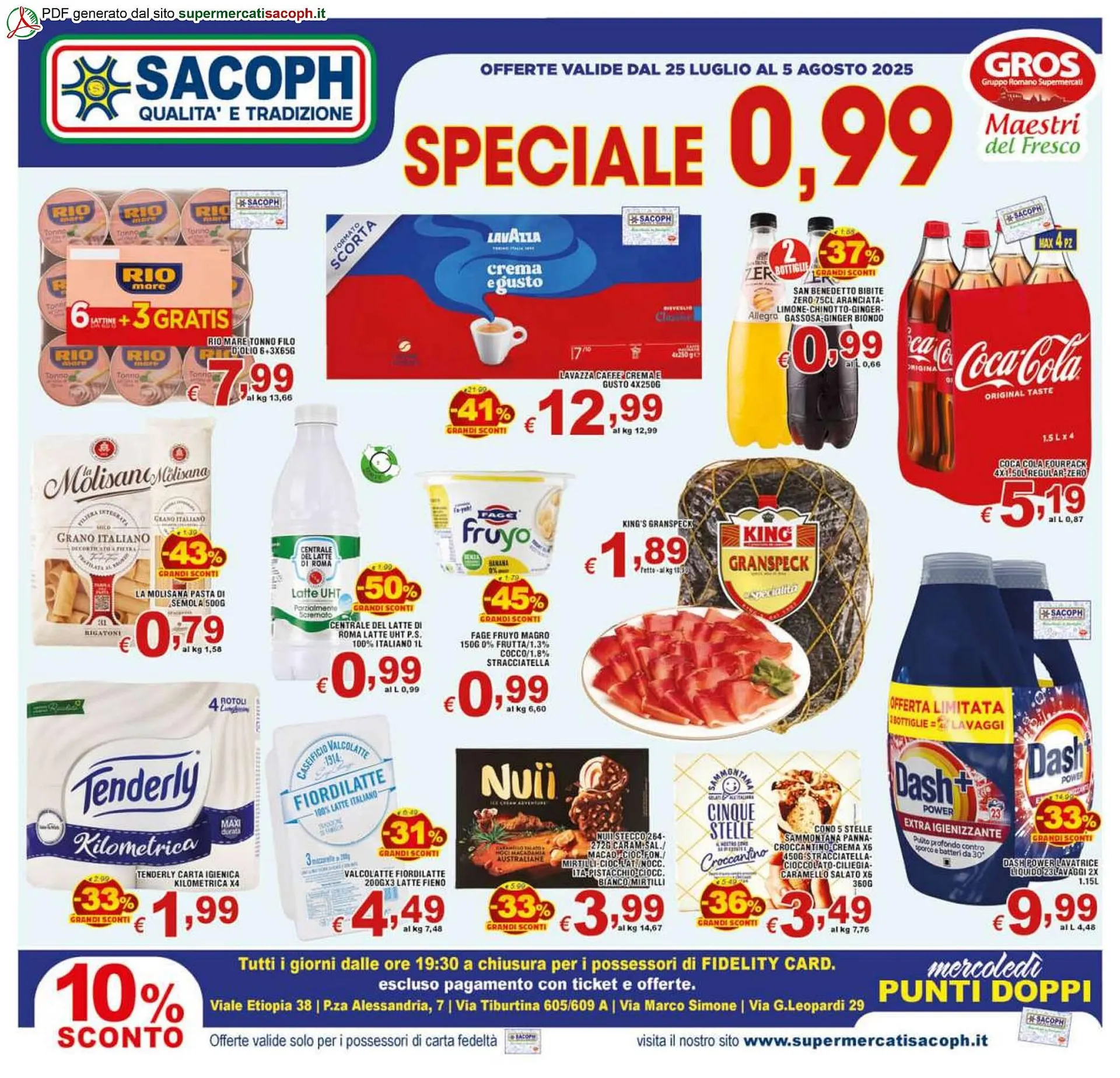 Volantino Sacoph da 25 luglio a 5 agosto di 2025 - Pagina del volantino 1
