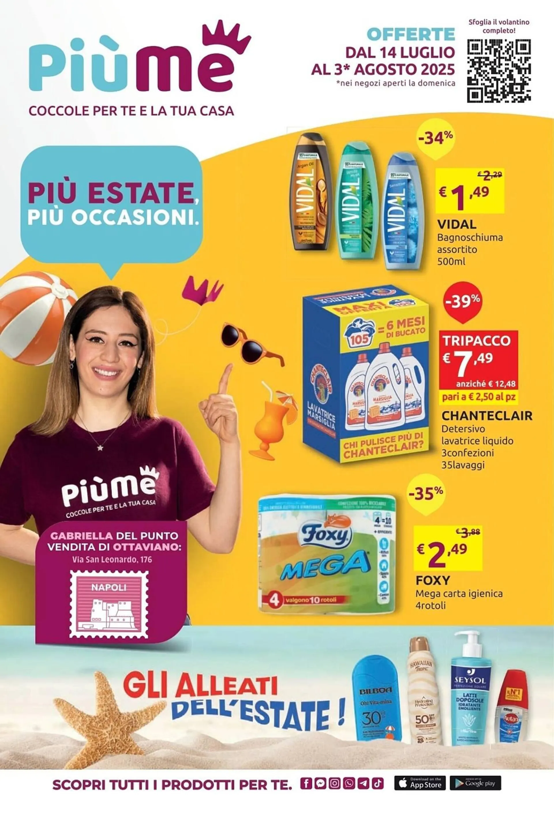 Volantino PiùMe da 14 luglio a 3 agosto di 2025 - Pagina del volantino 1