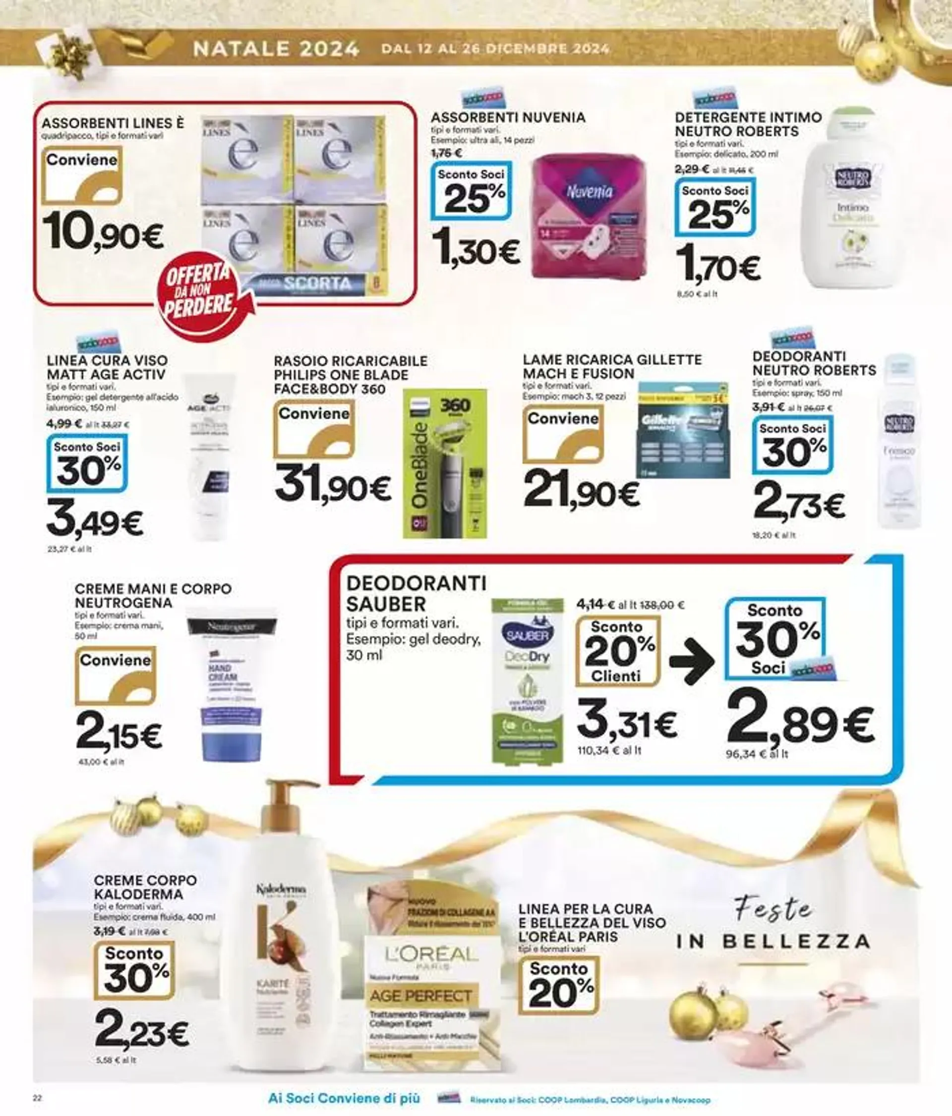 Il Natale Ipercoop da 12 dicembre a 26 dicembre di 2024 - Pagina del volantino 22