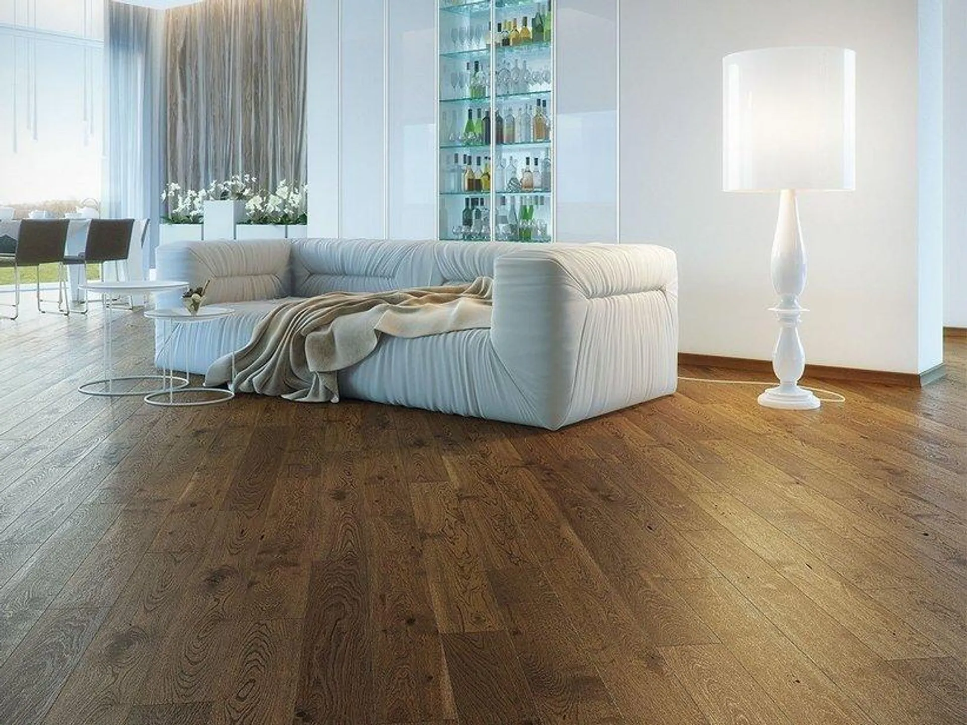 Listone Parquet Rovere Spazzolato Scuro - Oak Brown Sugar