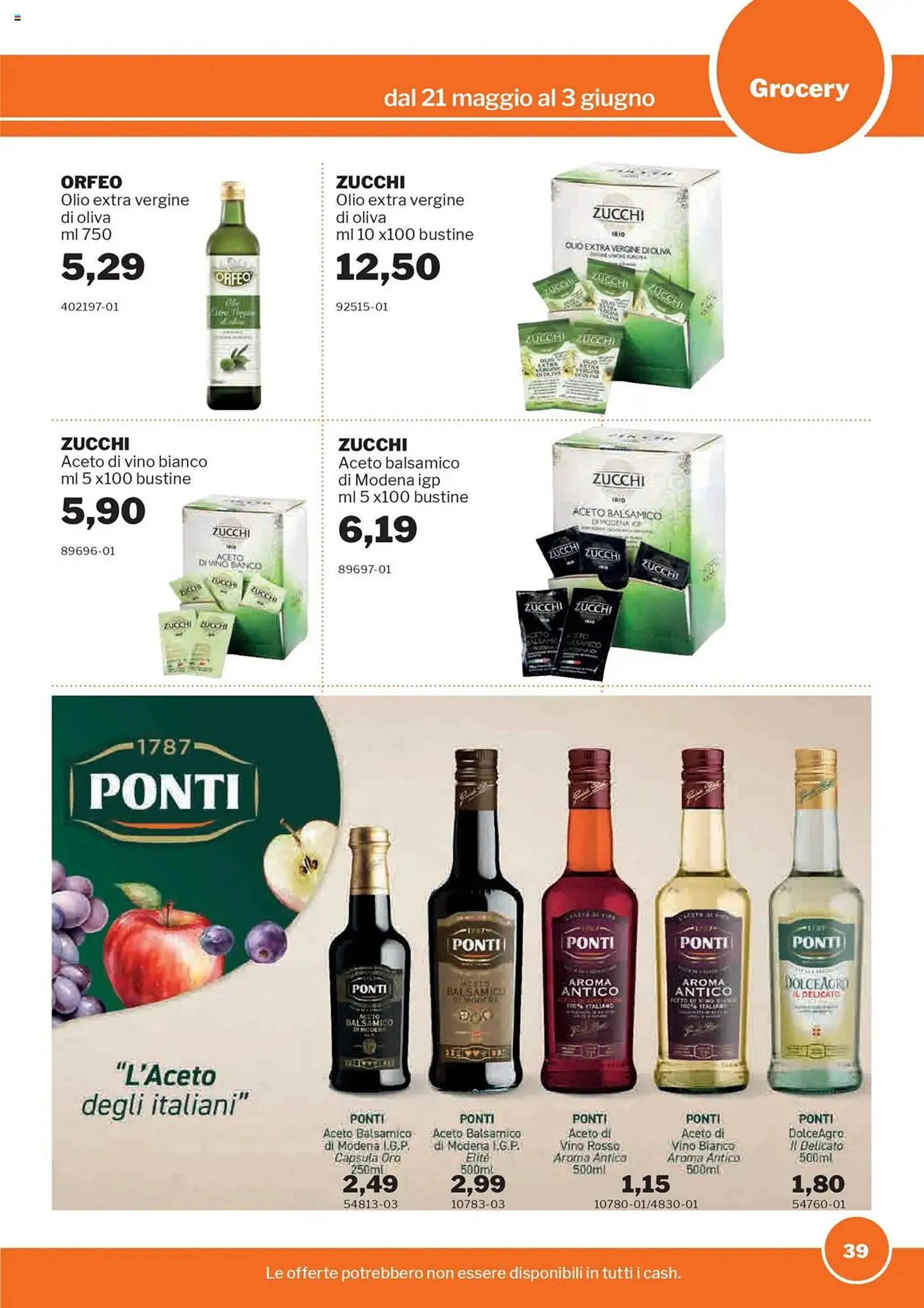 Volantino GrosMarket da 21 maggio a 3 giugno di 2025 - Pagina del volantino 39