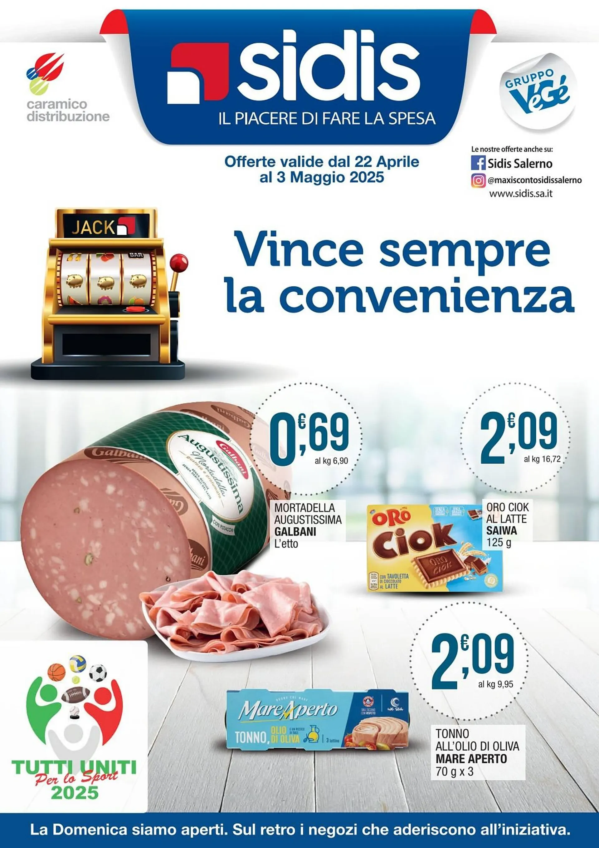 Volantino Maxi Sidis da 25 aprile a 3 maggio di 2025 - Pagina del volantino 1