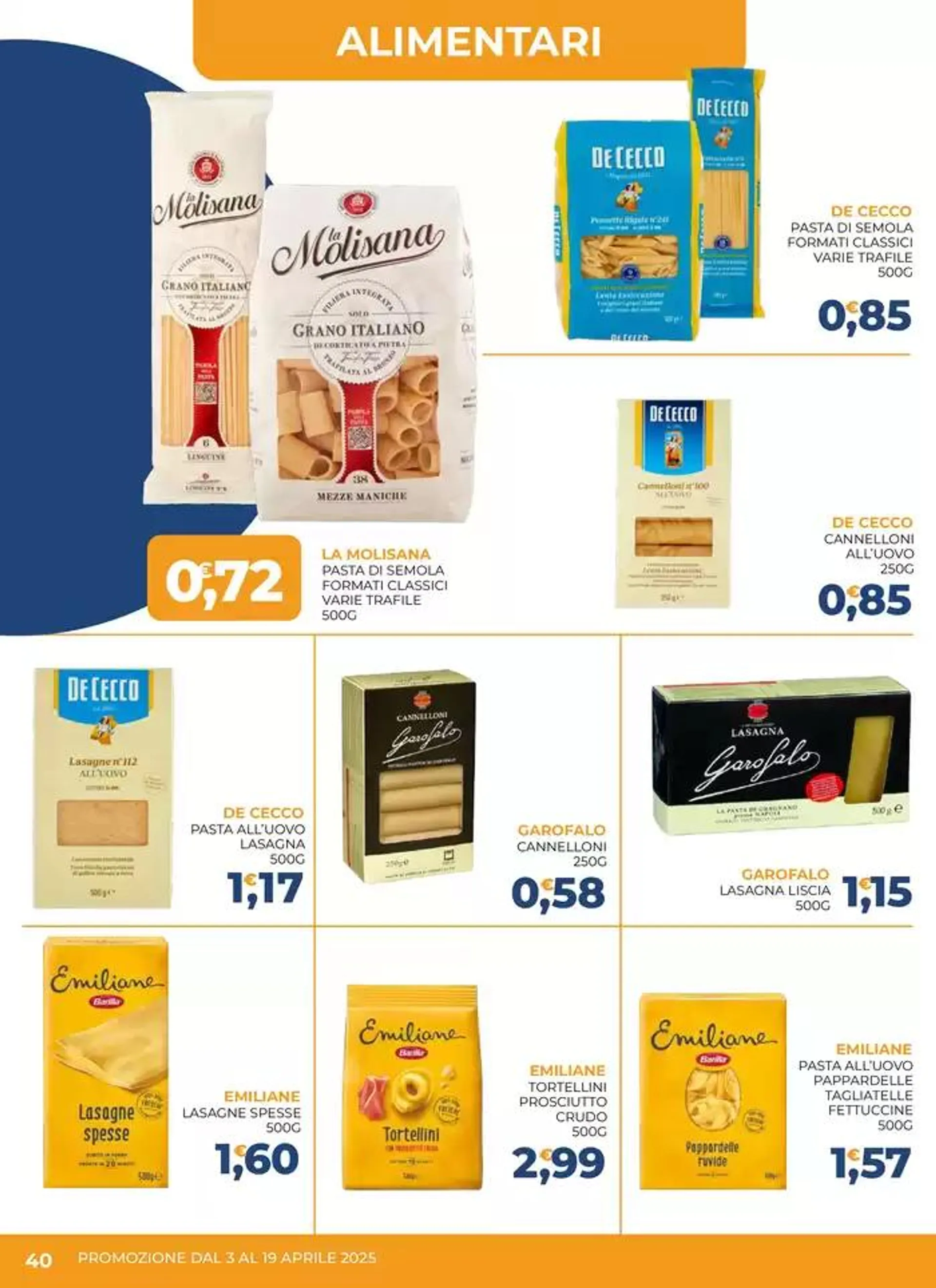 Promozione dal 3 al 19 aprile da 3 aprile a 19 aprile di 2025 - Pagina del volantino 40