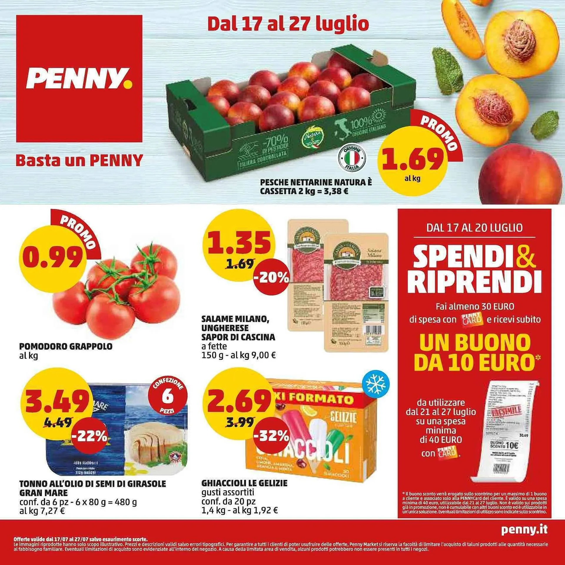 Volantino PENNY da 17 luglio a 27 luglio di 2025 - Pagina del volantino 1