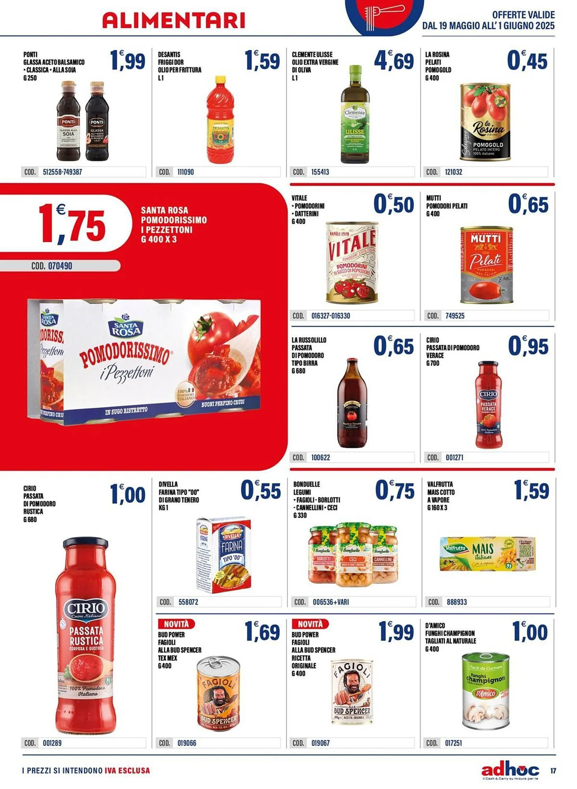 Volantino Adhoc da 19 maggio a 1 giugno di 2025 - Pagina del volantino 17