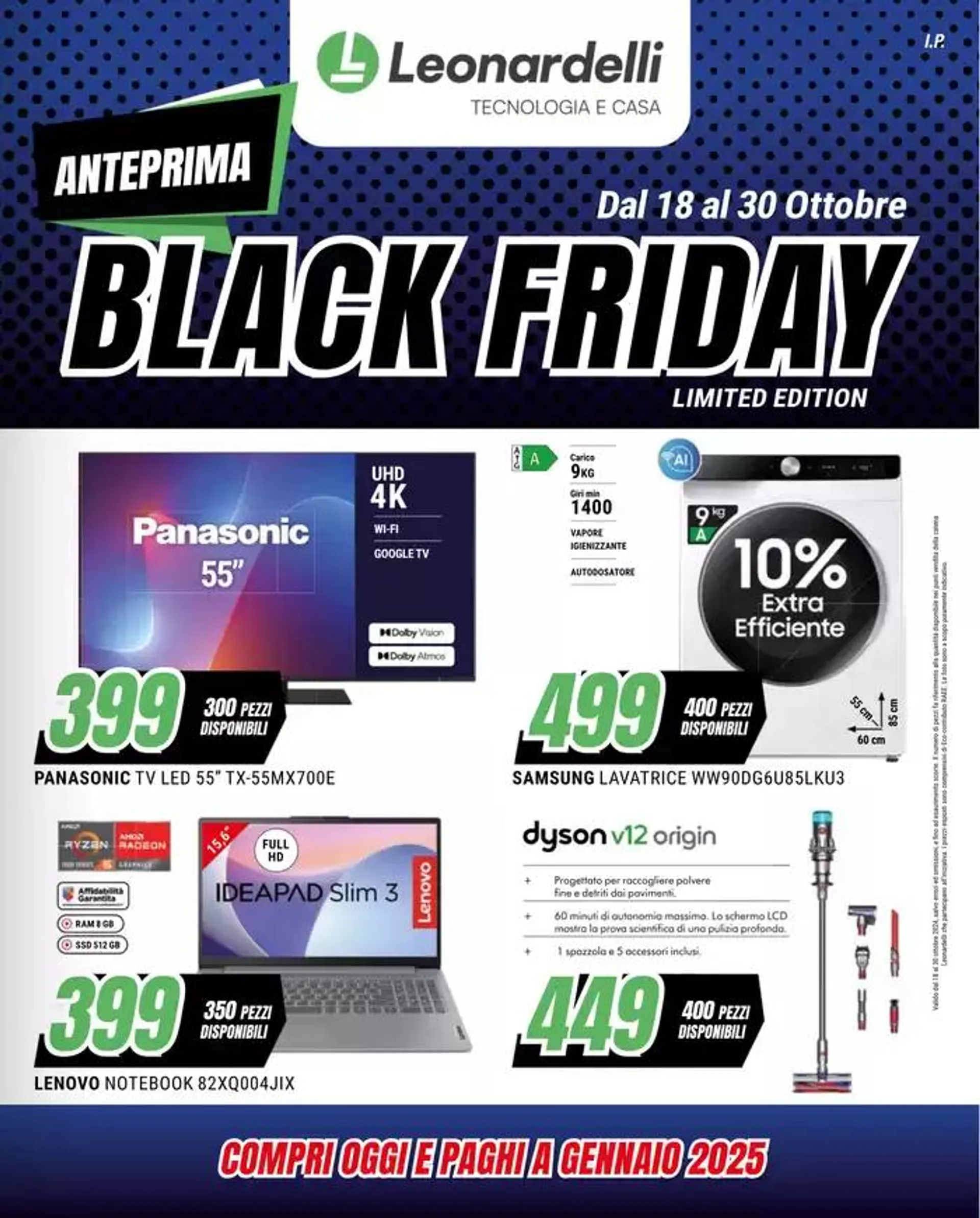 Anteprima Black Friday da 18 ottobre a 30 ottobre di 2024 - Pagina del volantino 1