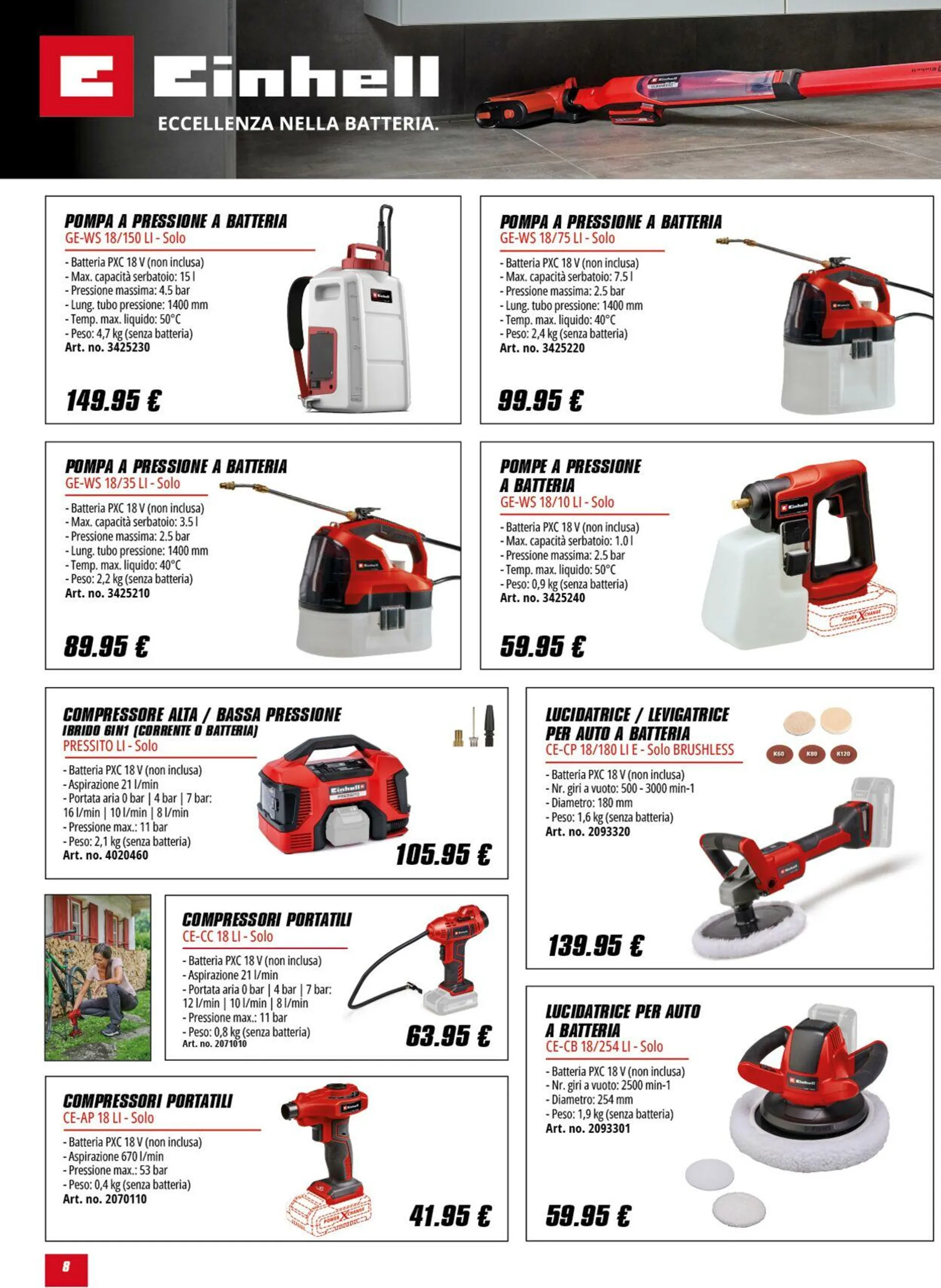 Einhell da 8 maggio a 8 giugno di 2025 - Pagina del volantino 8