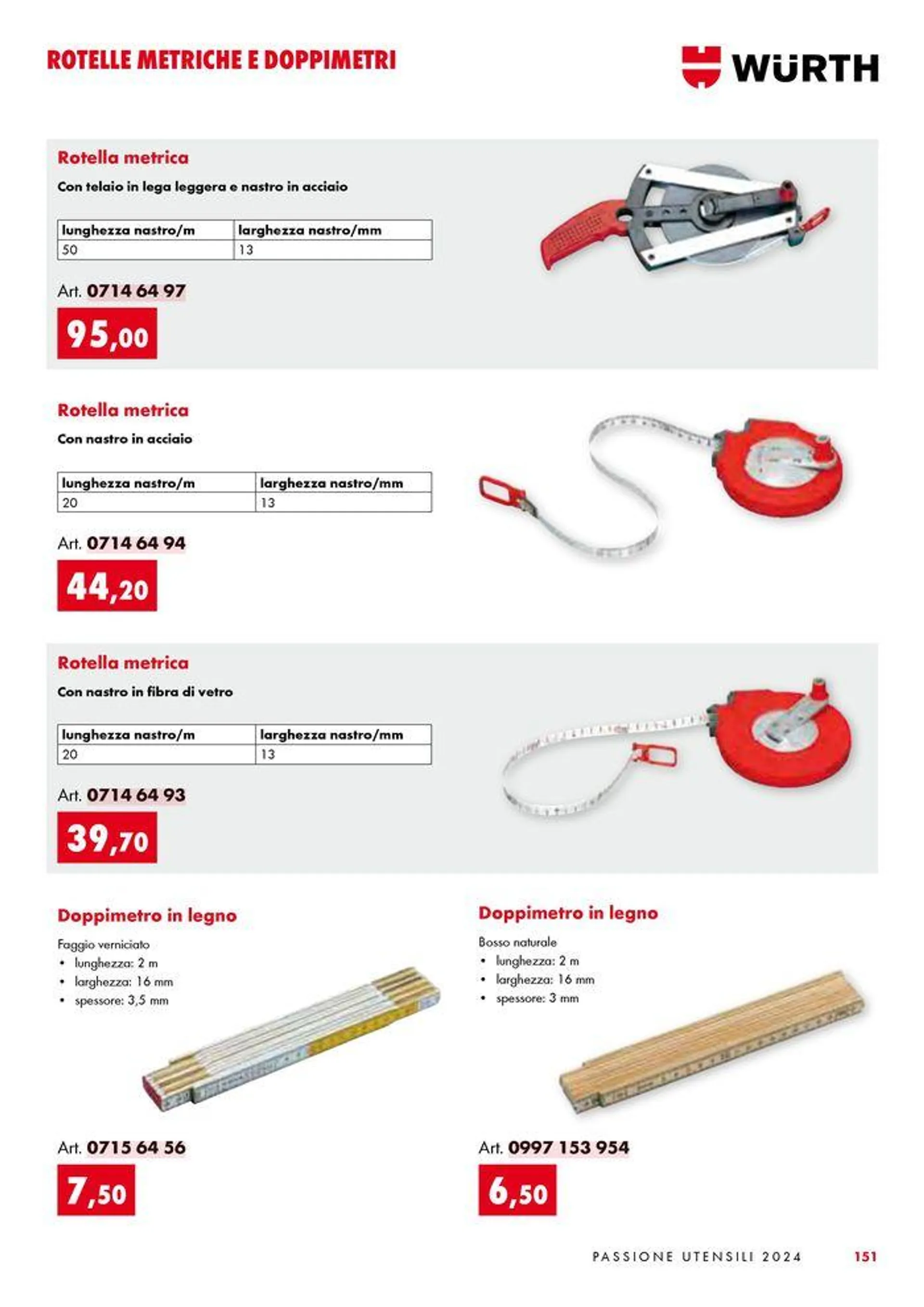 Passione utensili da 1 luglio a 31 dicembre di 2024 - Pagina del volantino 151