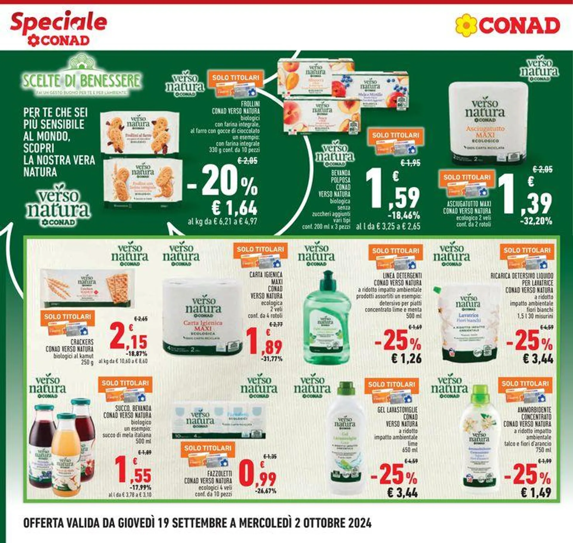 Speciale Conad da 19 settembre a 2 ottobre di 2024 - Pagina del volantino 4