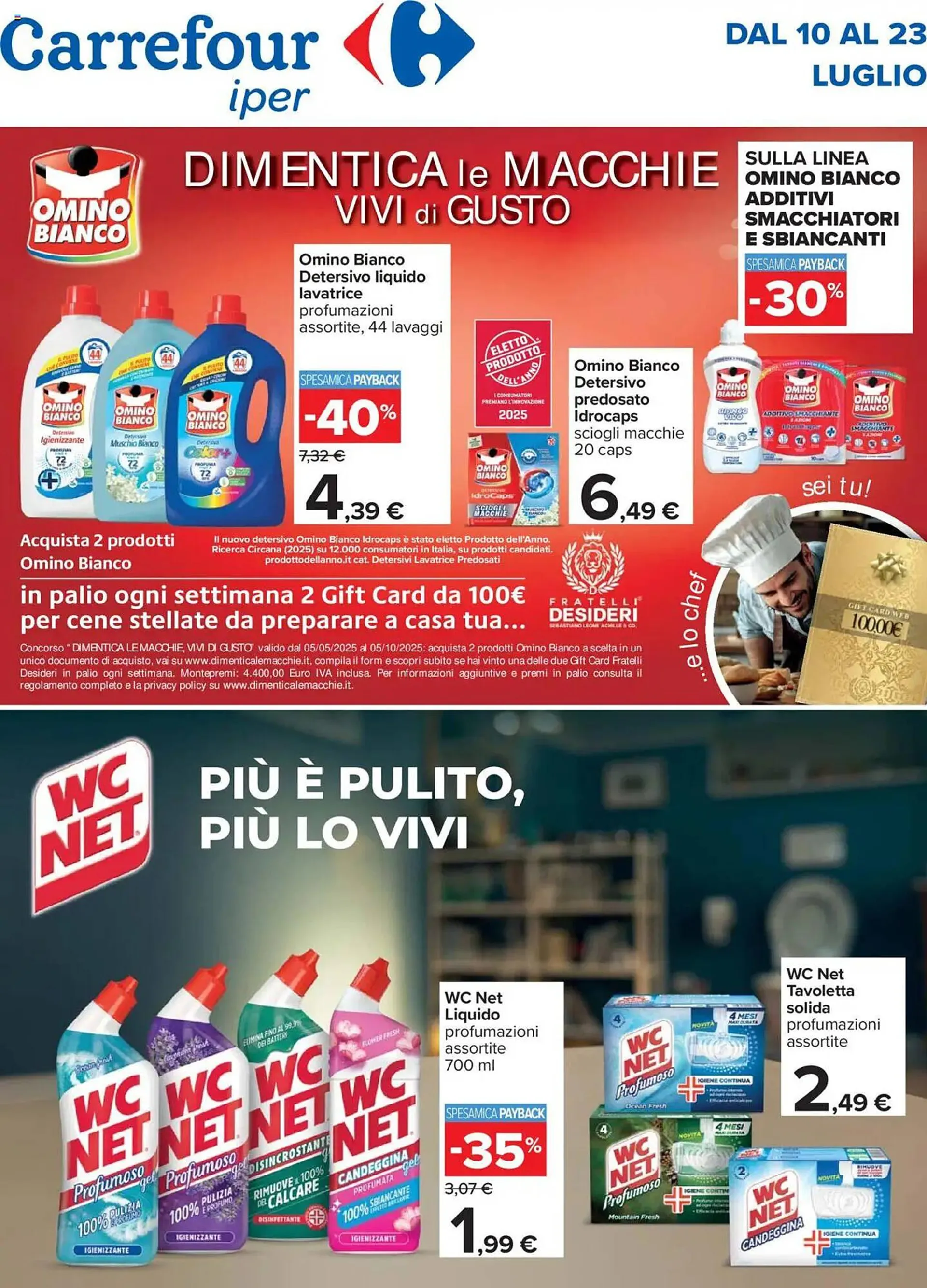Volantino Carrefour Iper da 10 luglio a 23 luglio di 2025 - Pagina del volantino 1