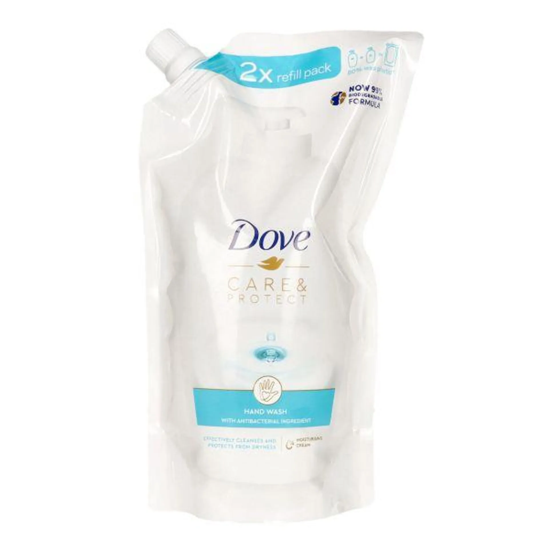 DOVE RICARICA SAPONE LIQUIDO CARE & PROTECT 500ML