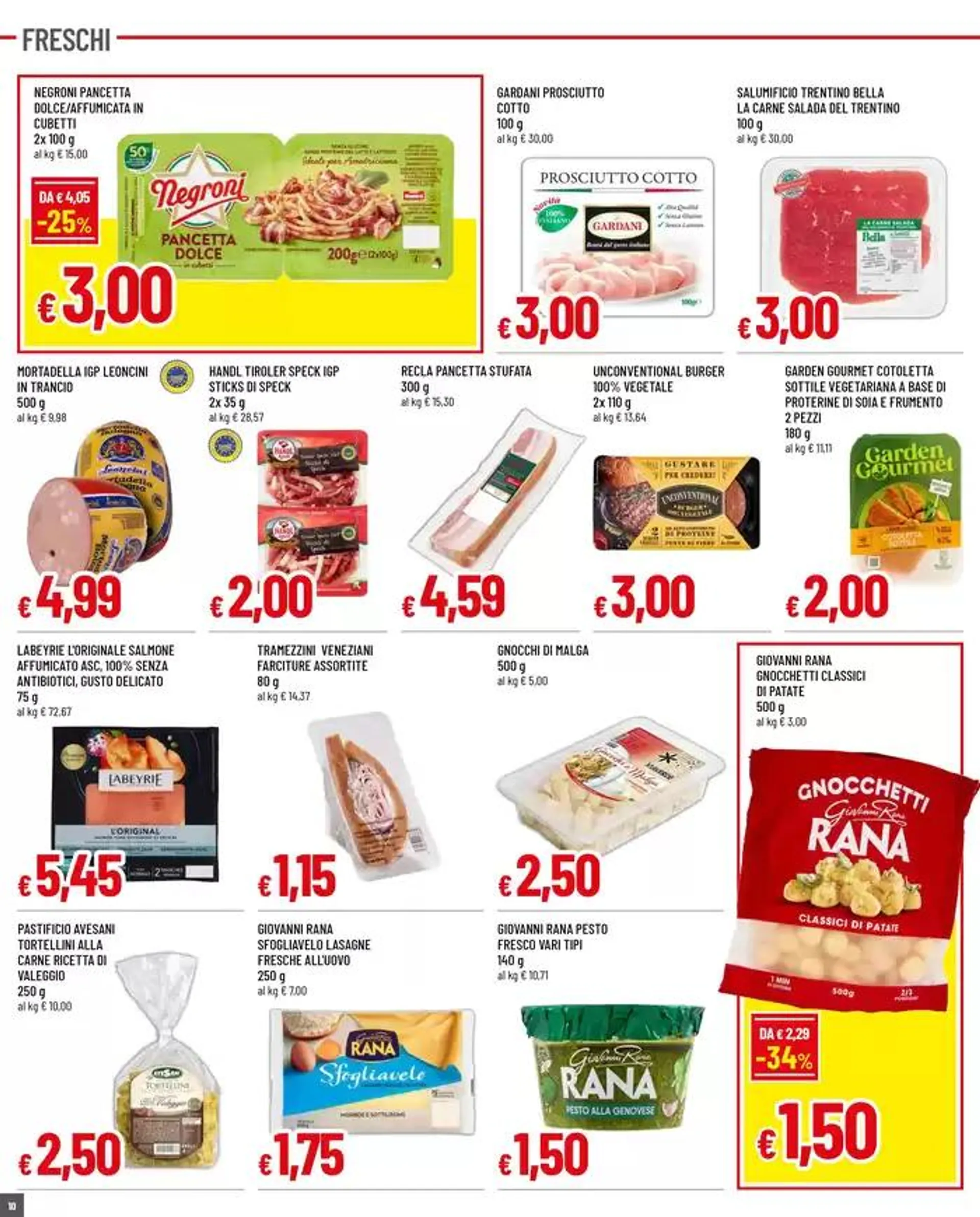 TANTI PRODOTTI DA 0,50 A 3,00€ da 22 maggio a 4 giugno di 2025 - Pagina del volantino 10