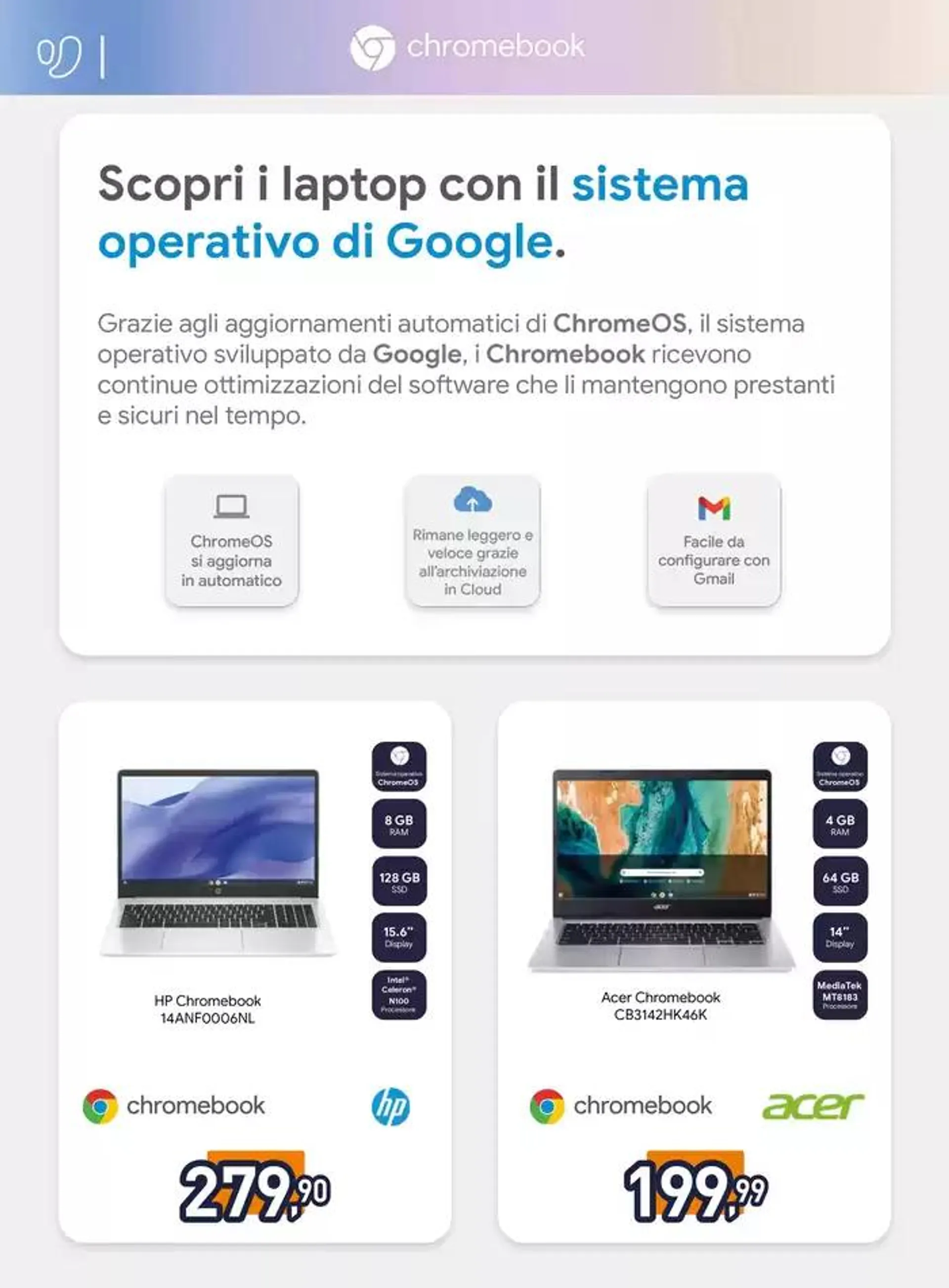 Speciale Chromebook da Unieuro! da 14 ottobre a 28 ottobre di 2024 - Pagina del volantino 4