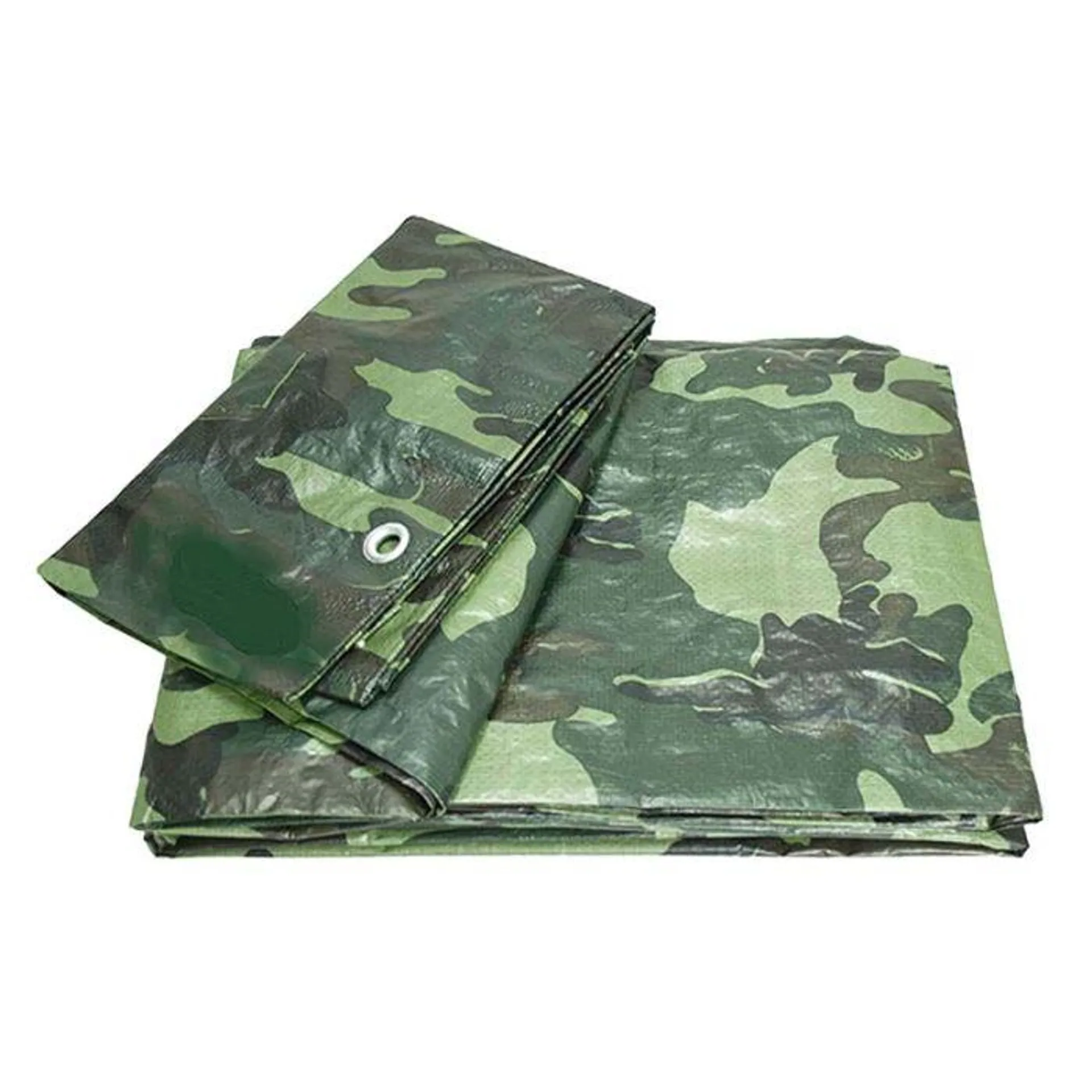 Prafor Telo occhiellato, in polietilene 130 gr/m², 3x4 mt, camouflage