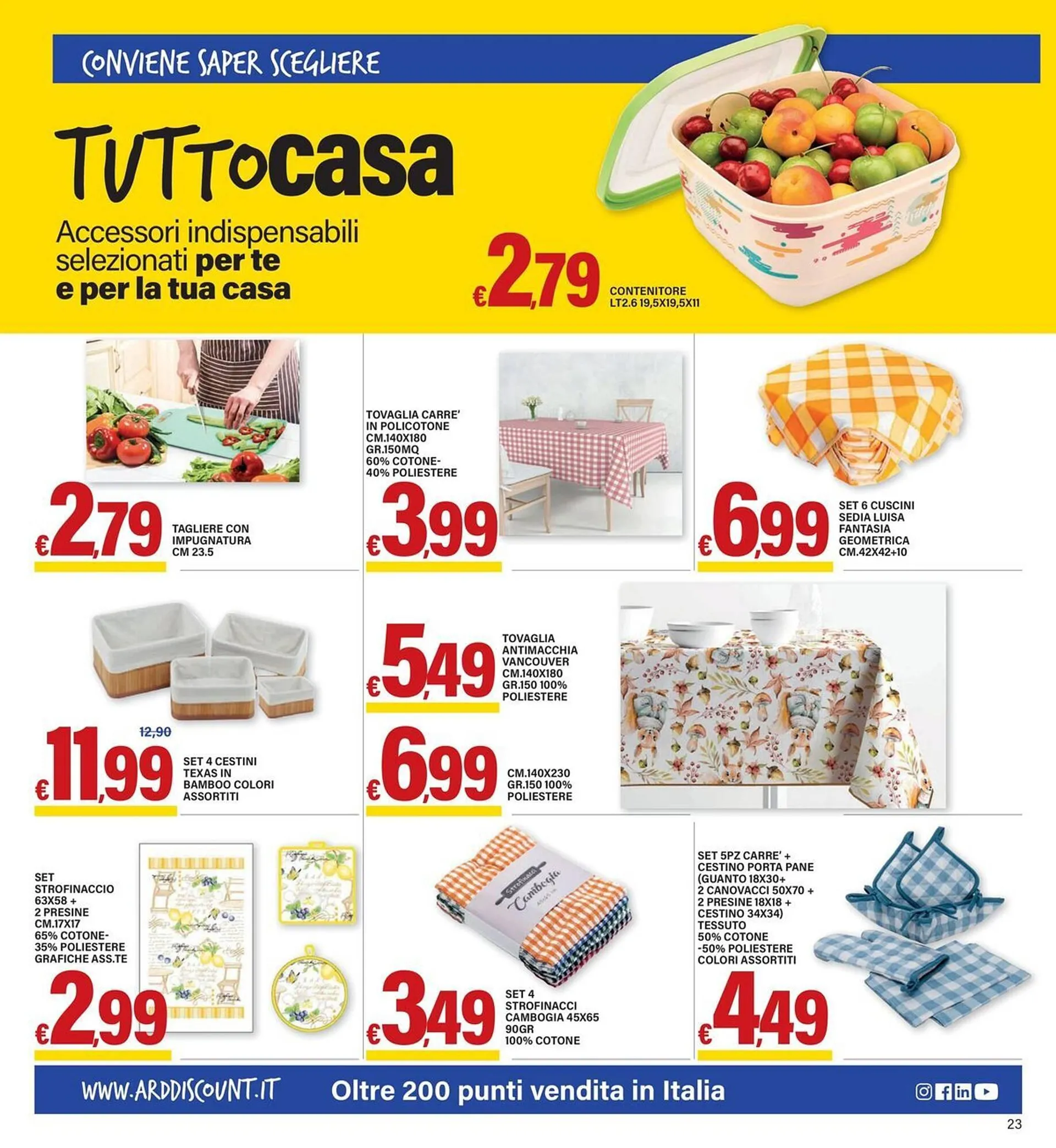 Volantino Ard Discount da 22 settembre a 2 ottobre di 2024 - Pagina del volantino 23