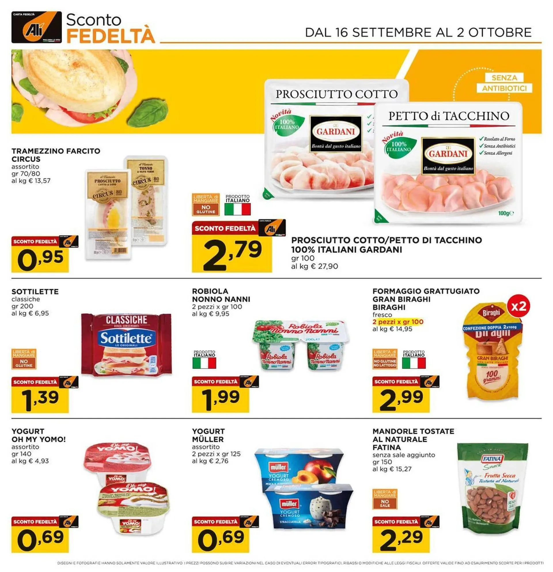 Volantino Alì Supermercati da 16 settembre a 2 ottobre di 2024 - Pagina del volantino 10