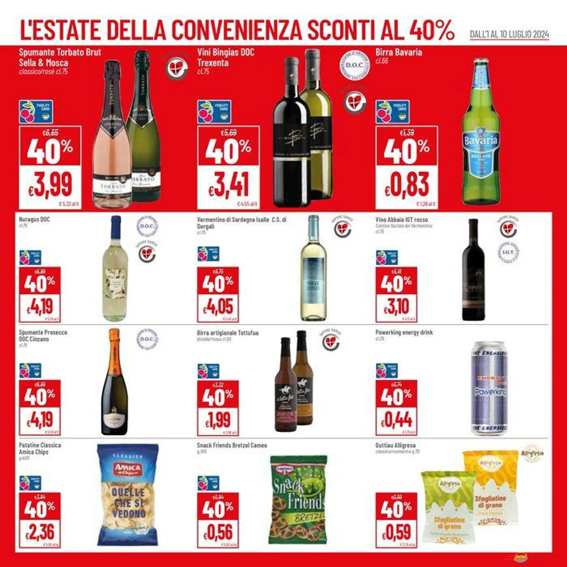 L'estate della convenienza sconti al 40% da 1 luglio a 10 luglio di 2024 - Pagina del volantino 5