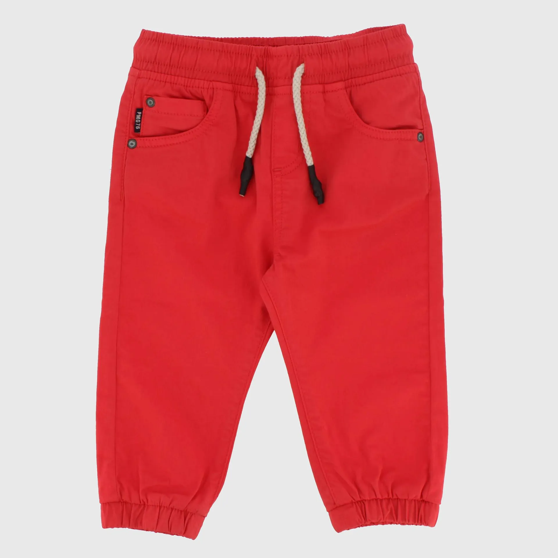 Pantalone in gabardina da Bambino, ROSSO