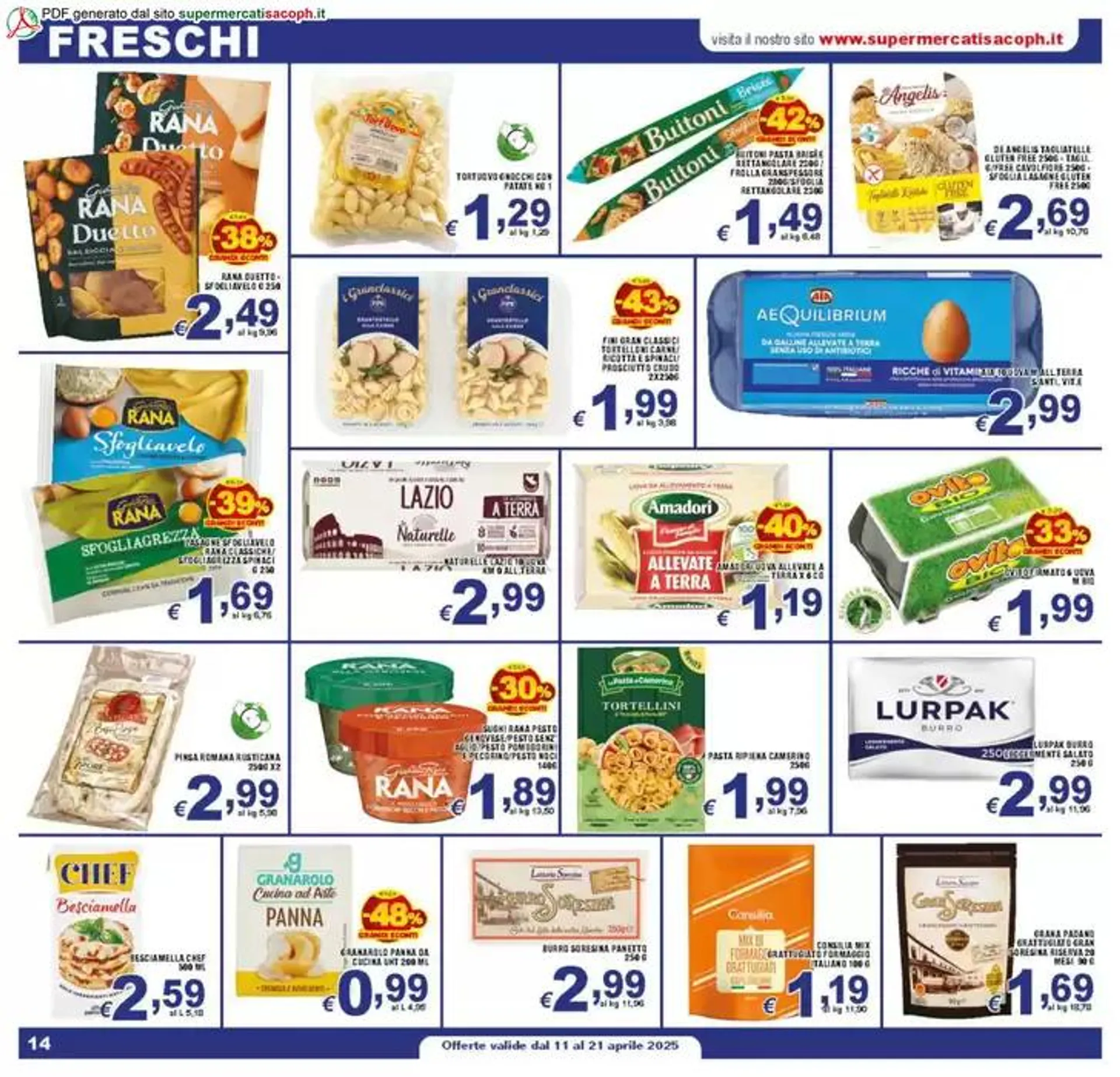 Buona Pasqua da 11 aprile a 21 aprile di 2025 - Pagina del volantino 14