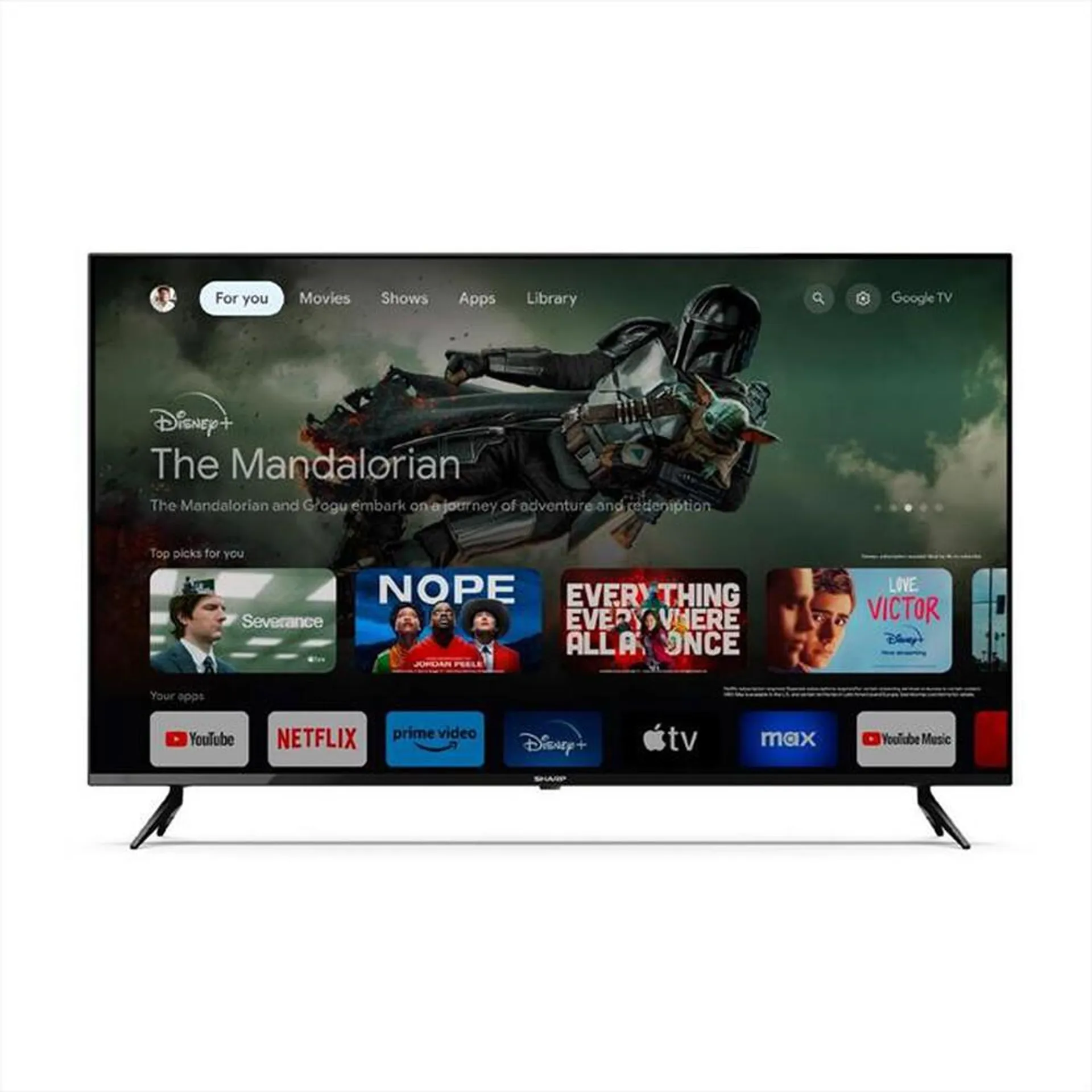 SHARP - Smart TV LED UHD 4K 50" 50GL4060E