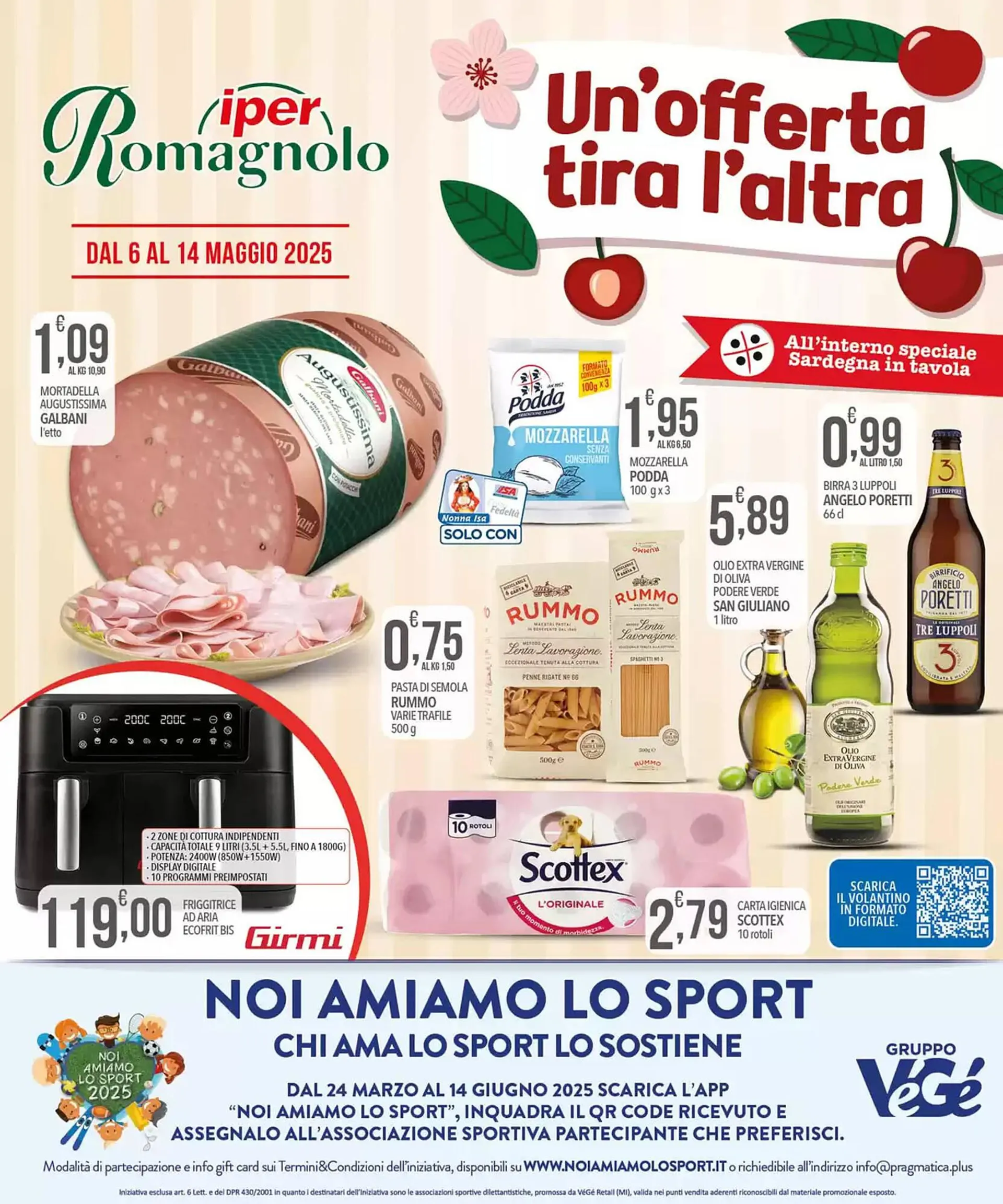 Volantino Iper Romagnolo da 6 maggio a 14 maggio di 2025 - Pagina del volantino 1