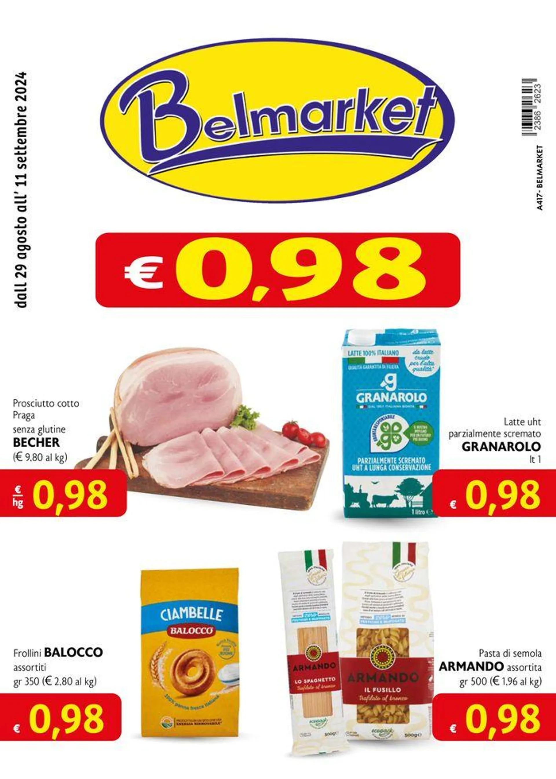 0.98 euro  - 1