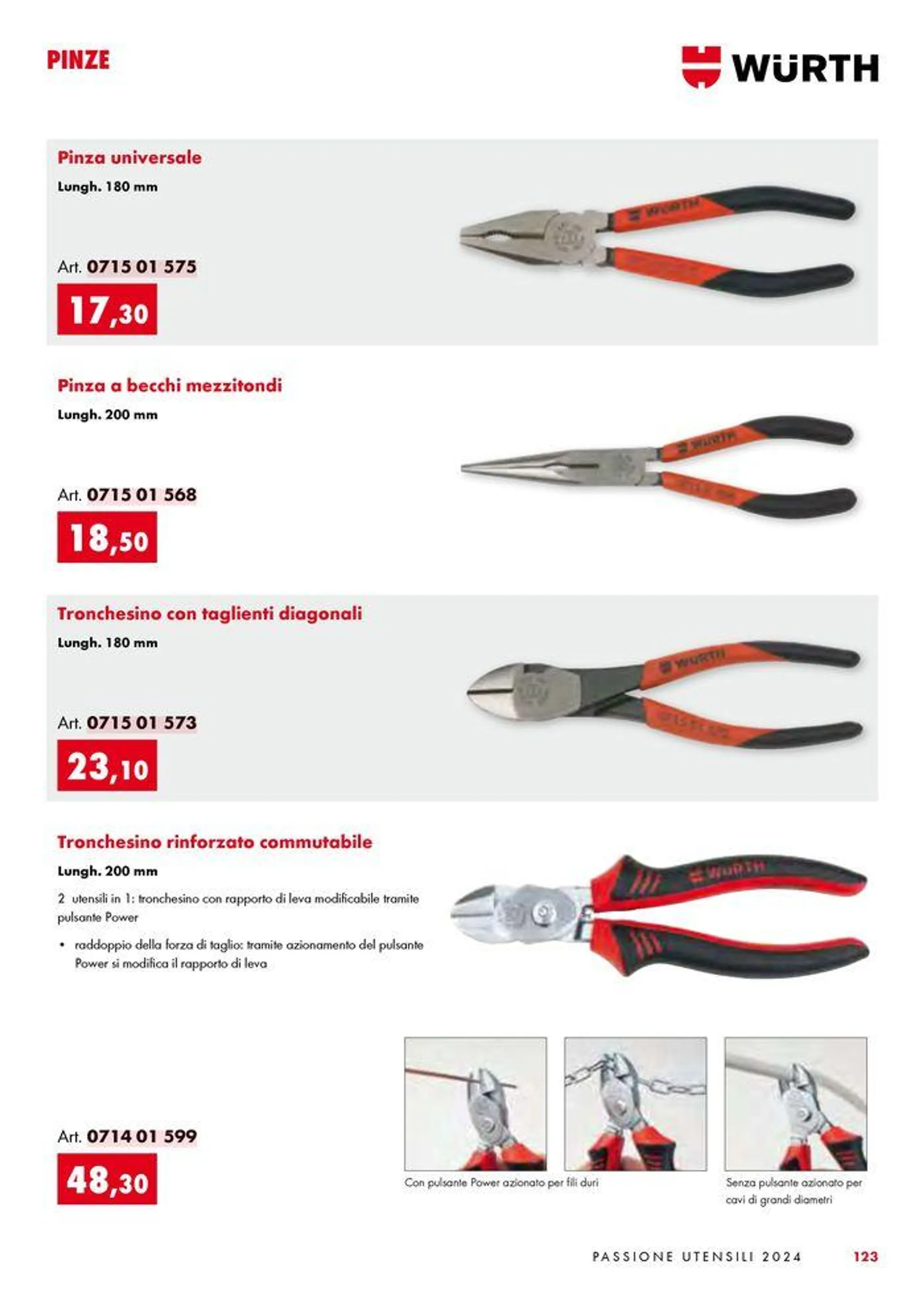 Passione utensili da 1 luglio a 31 dicembre di 2024 - Pagina del volantino 123