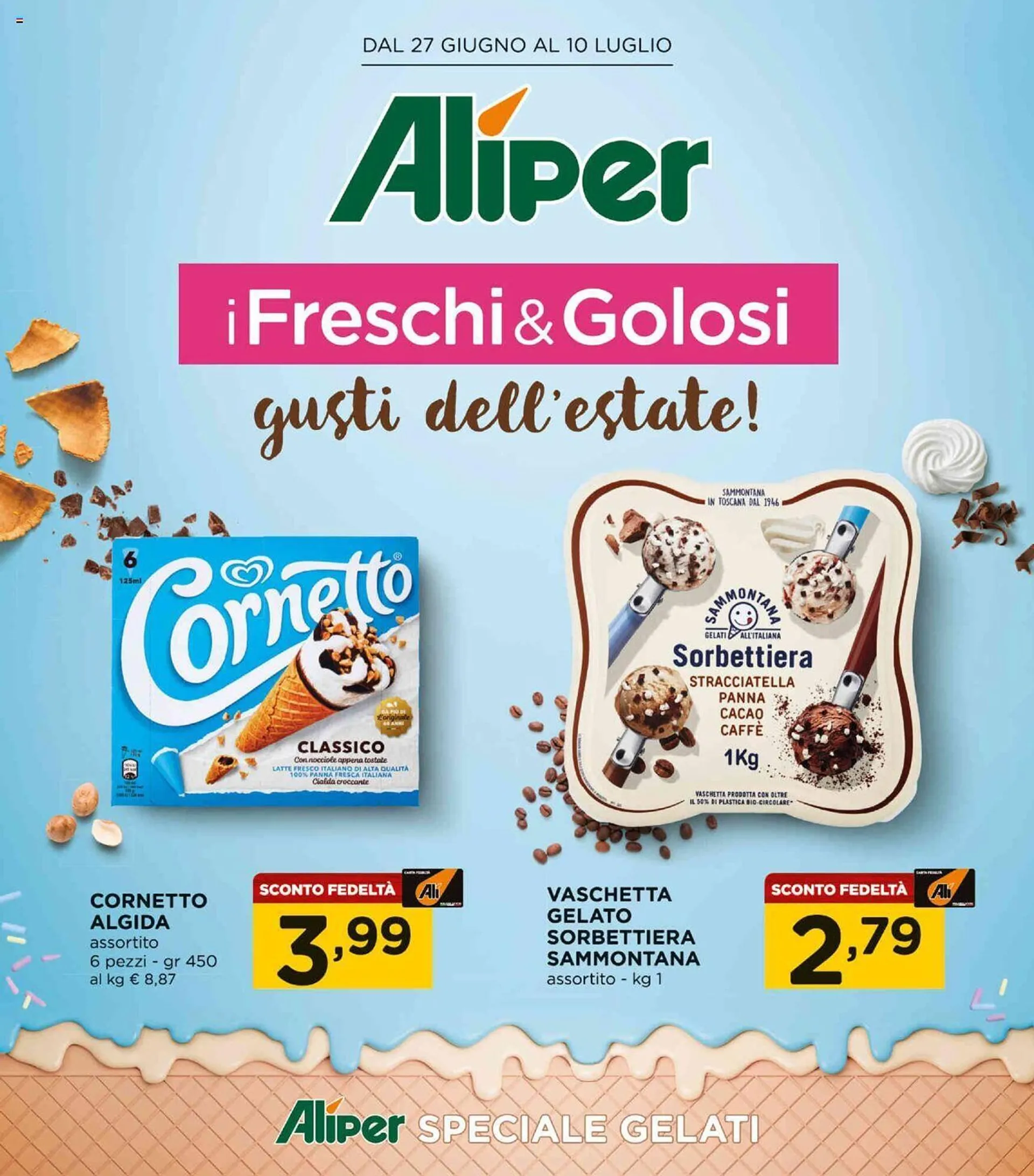 Volantino Alì Supermercati gelati - 1