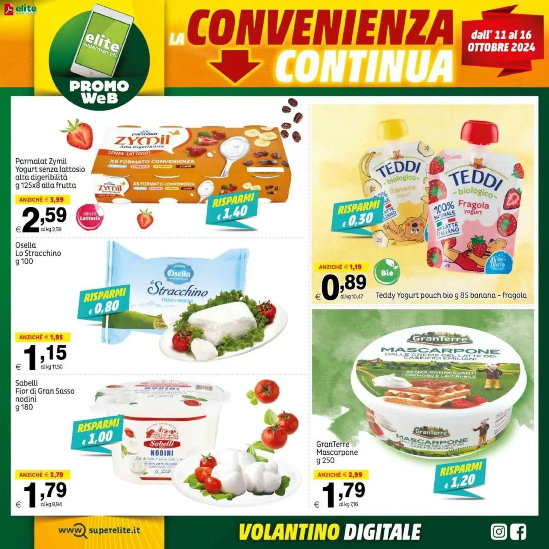 Promo Web - La Convenienza continua Elite Supermercati da 11 ottobre a 16 ottobre di 2024 - Pagina del volantino 2