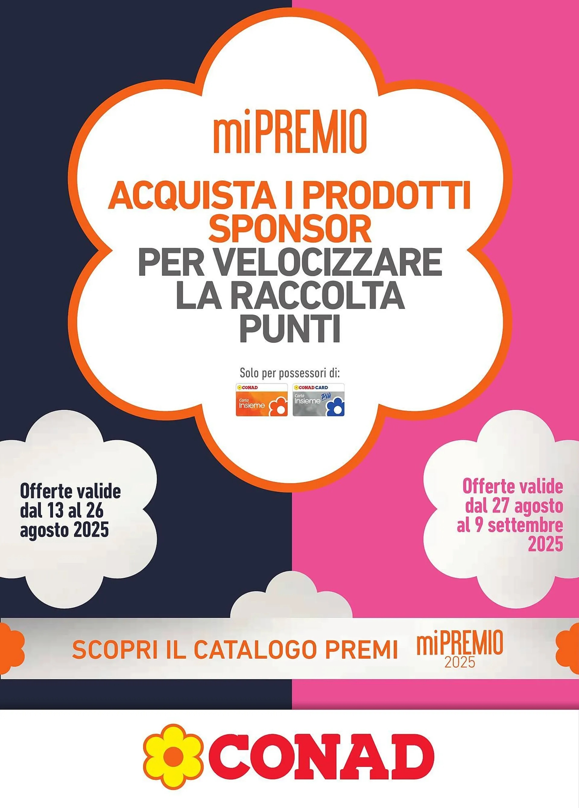 Volantino Conad da 13 agosto a 9 settembre di 2025 - Pagina del volantino 1
