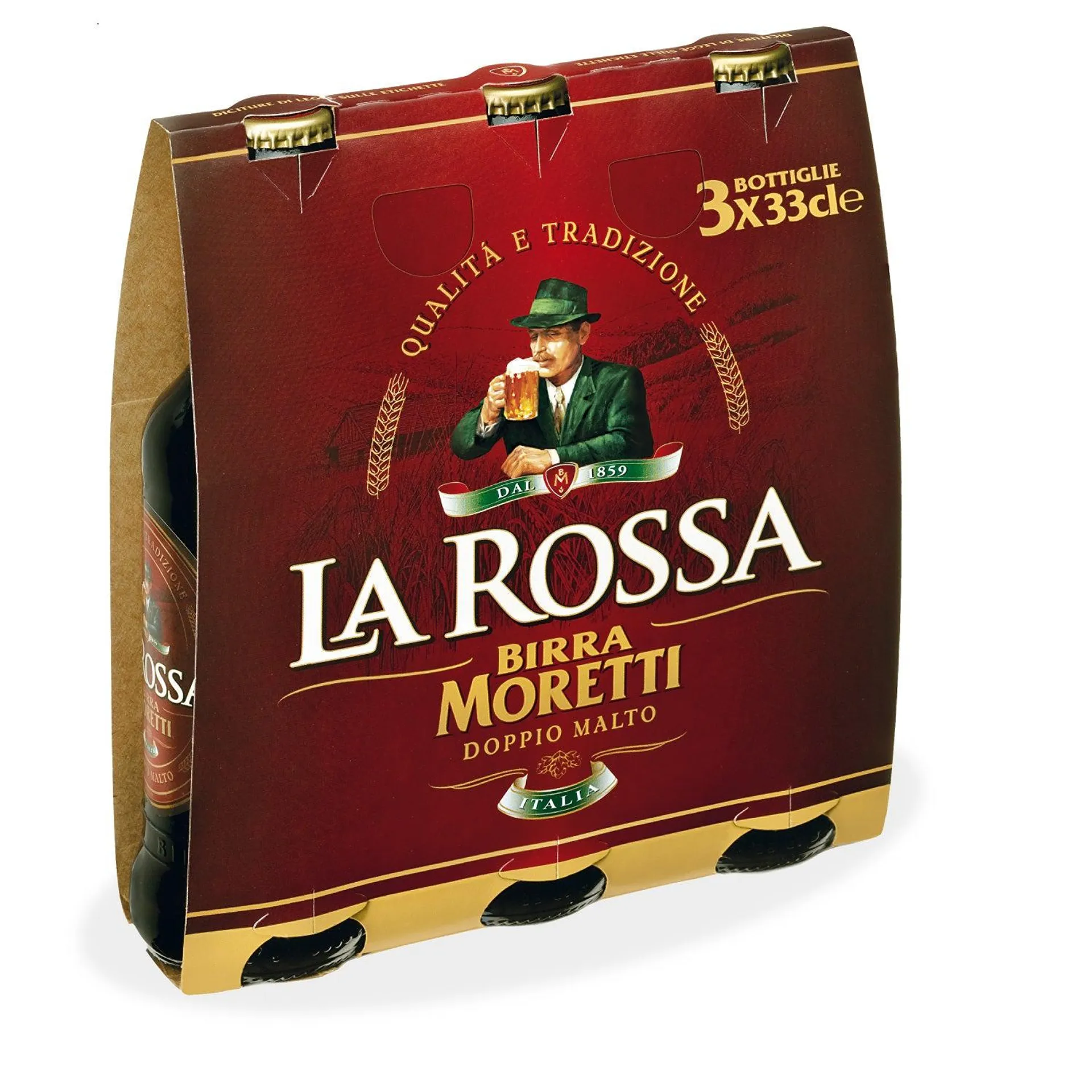 Birra Moretti Rossa 3 Pezzi 33 Cl