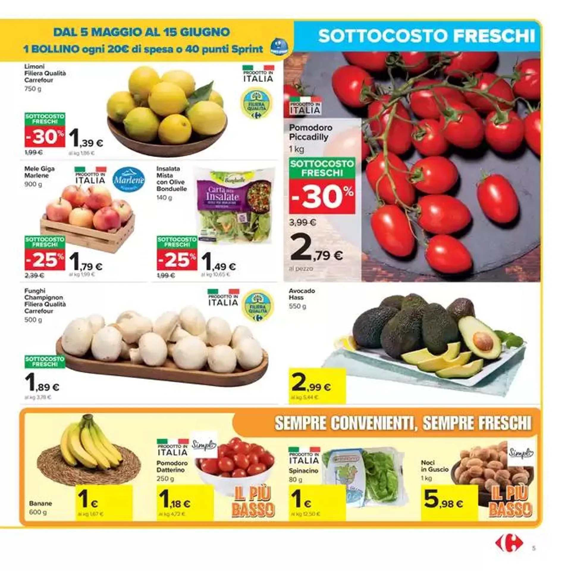 Sottocosto freschi  da 16 maggio a 28 maggio di 2025 - Pagina del volantino 5