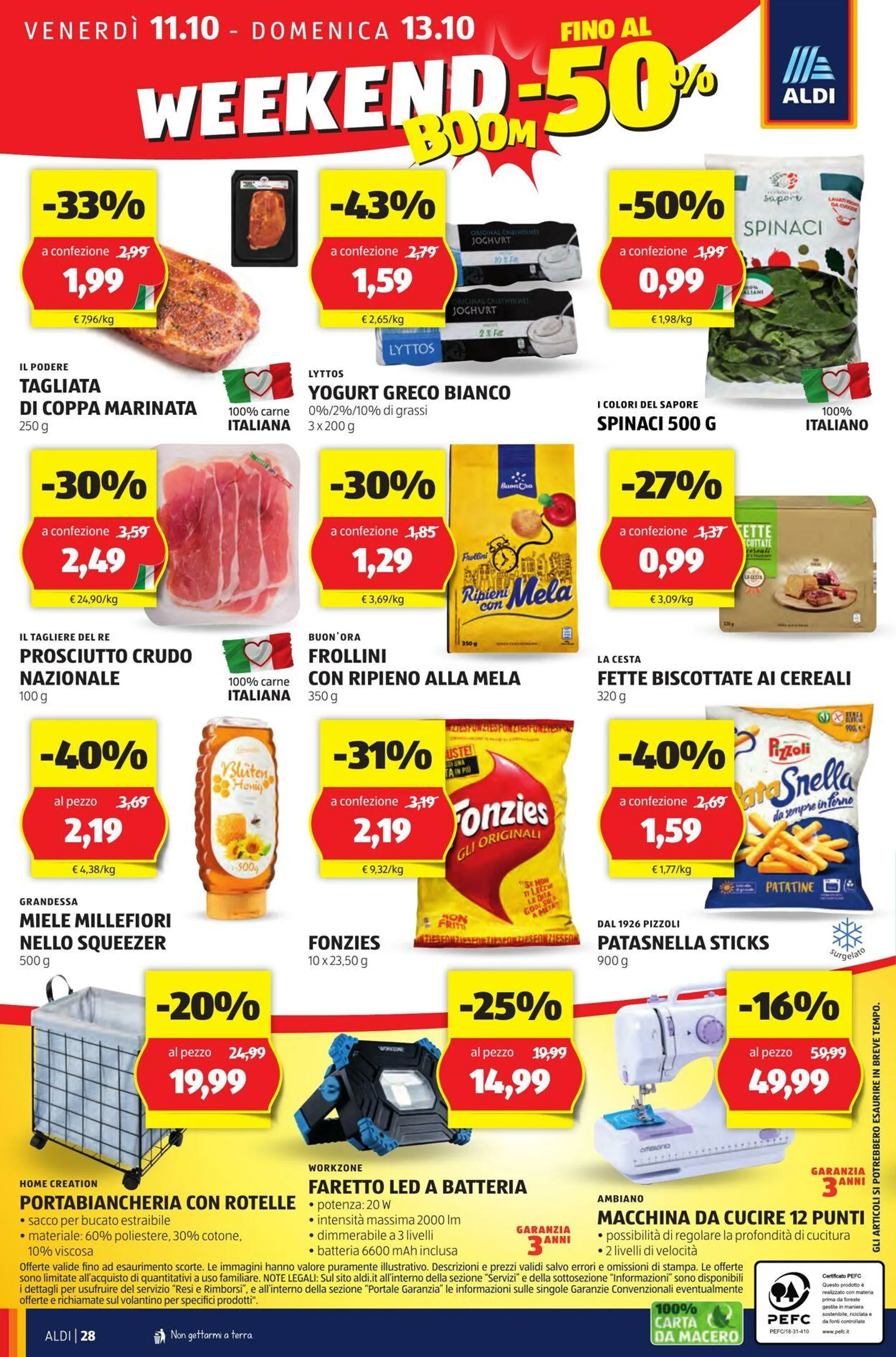 Aldi Volantino attuale da 7 ottobre a 13 ottobre di 2024 - Pagina del volantino 28