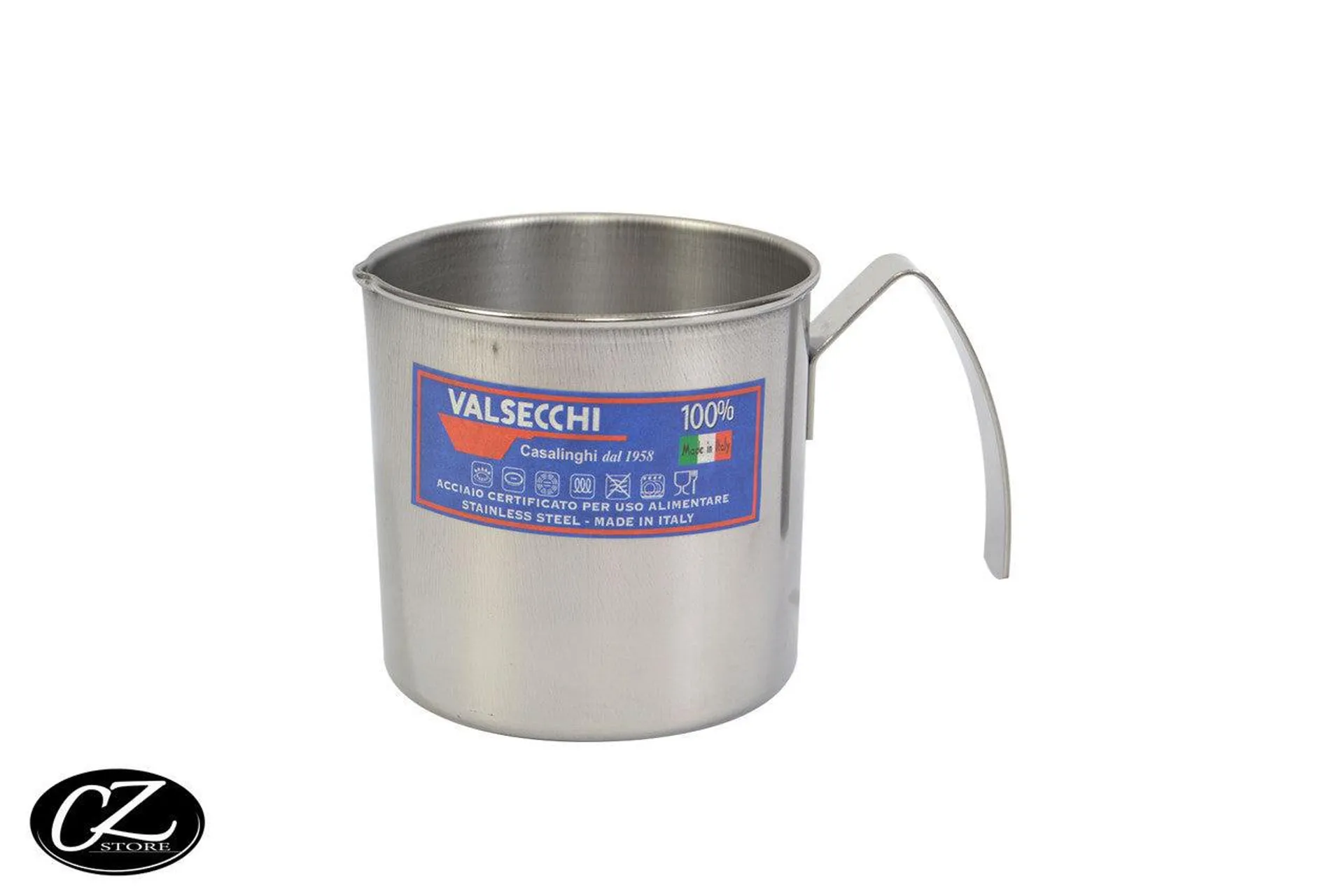 Valsecchi - Bricco Cilindrico 9 cm inox