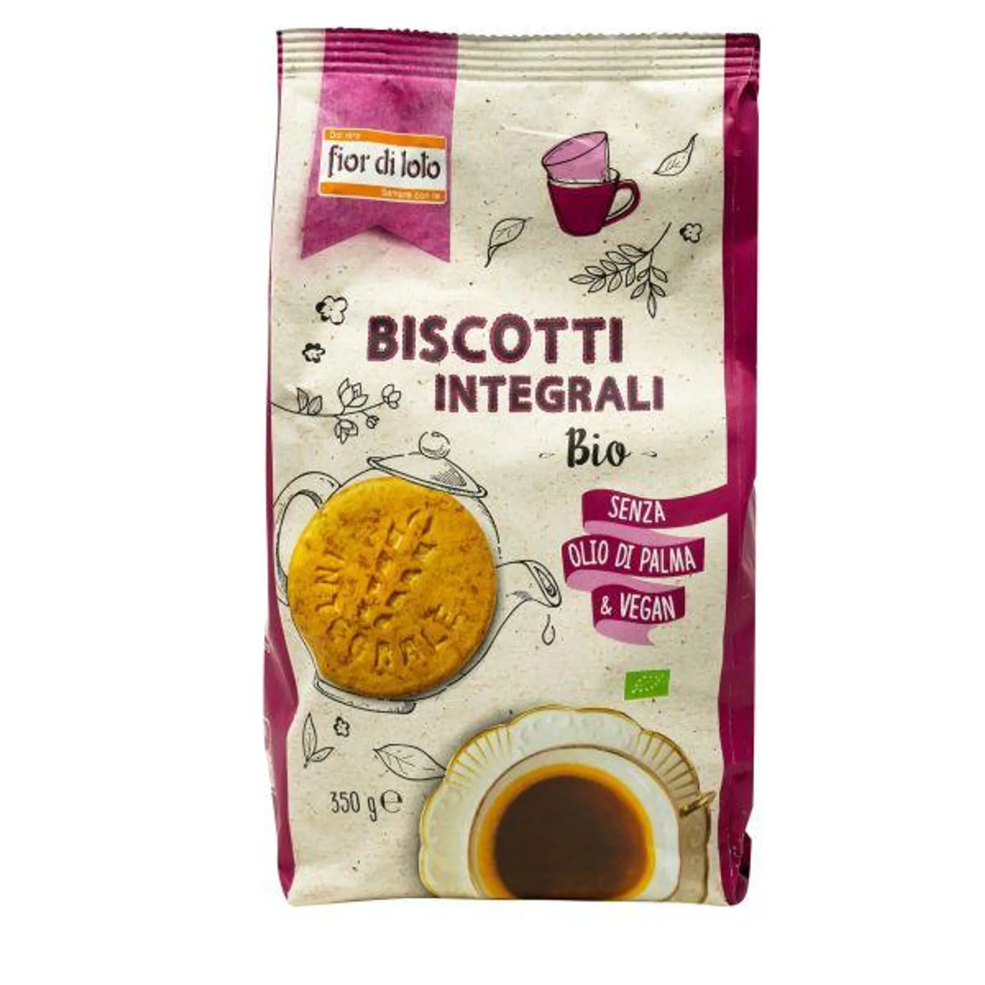 Biscotti Integrali Fior di Loto 350 G