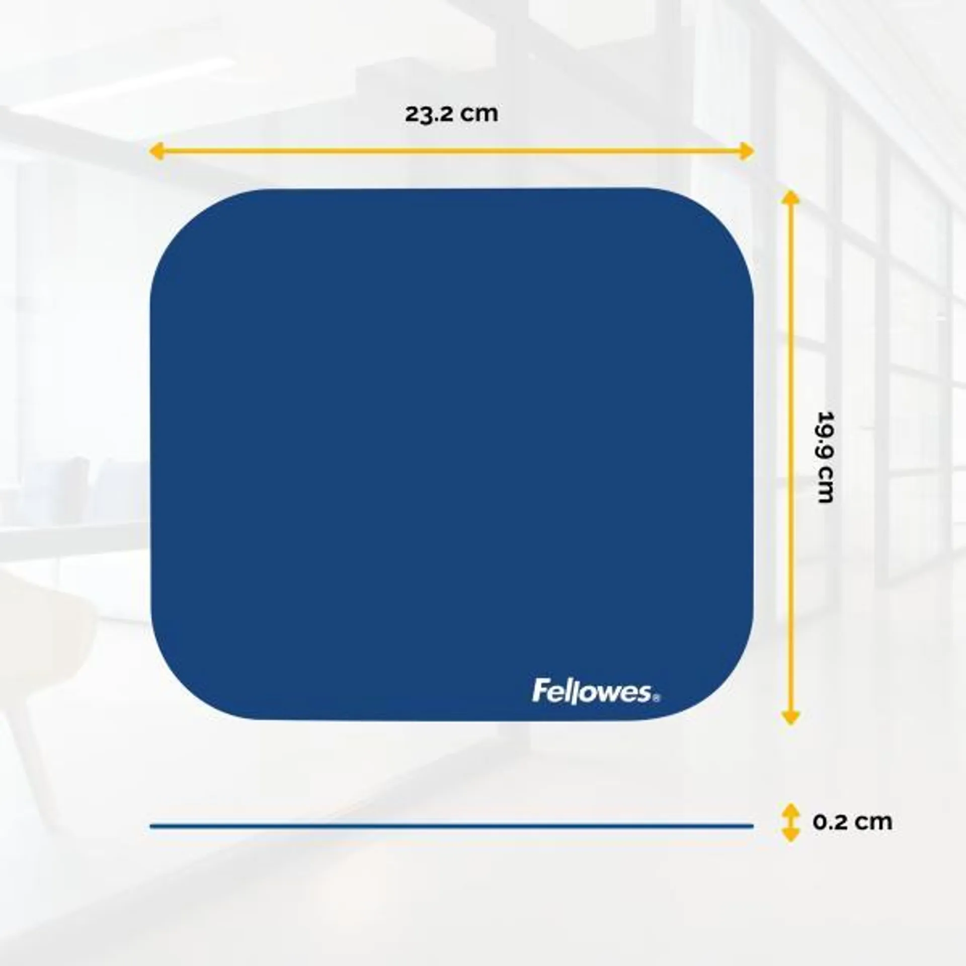 FELLOWES MOUSE PAD COLORE BLU 58021